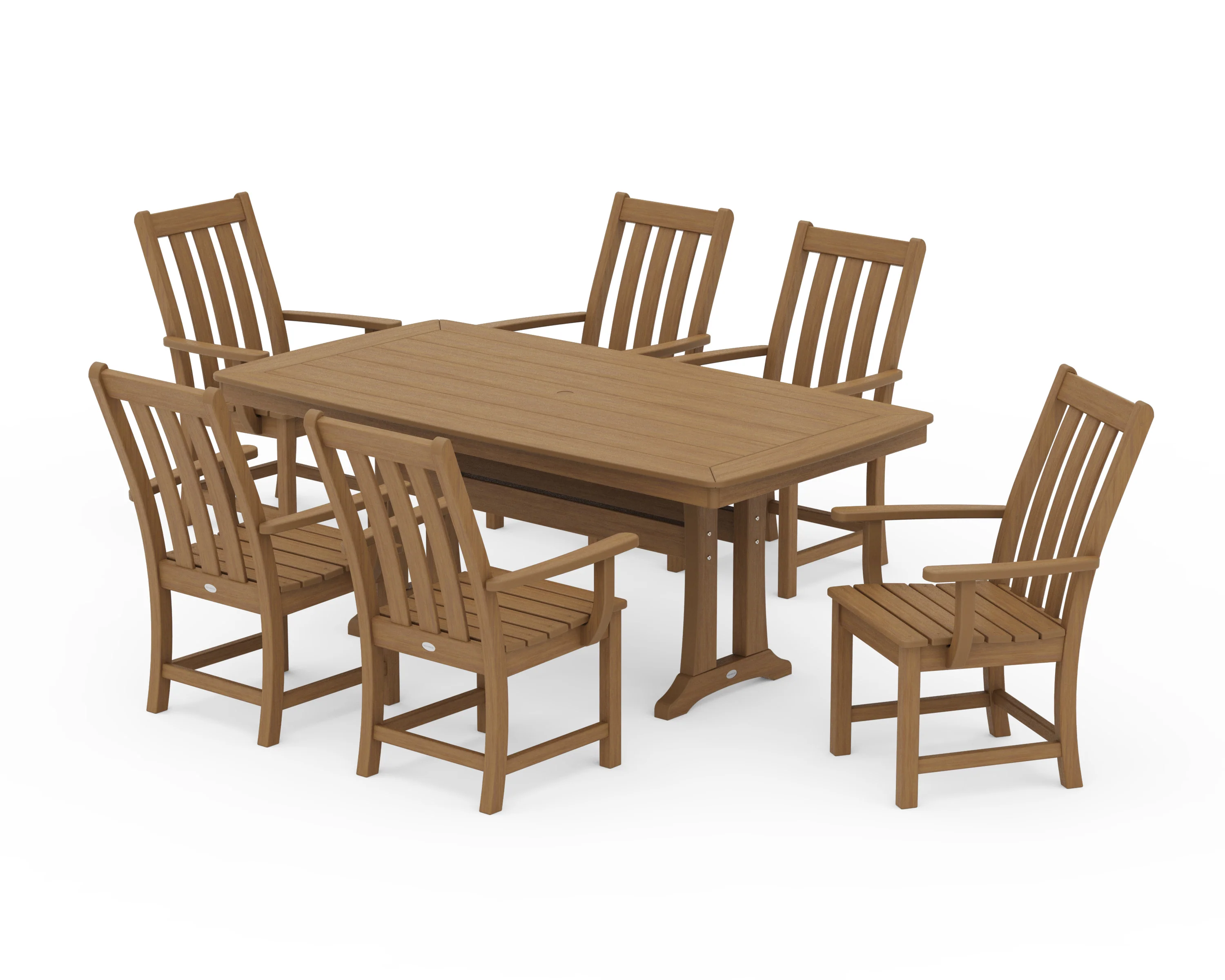 Vineyard 7-Piece Arm Chair Dining Set - Image 13