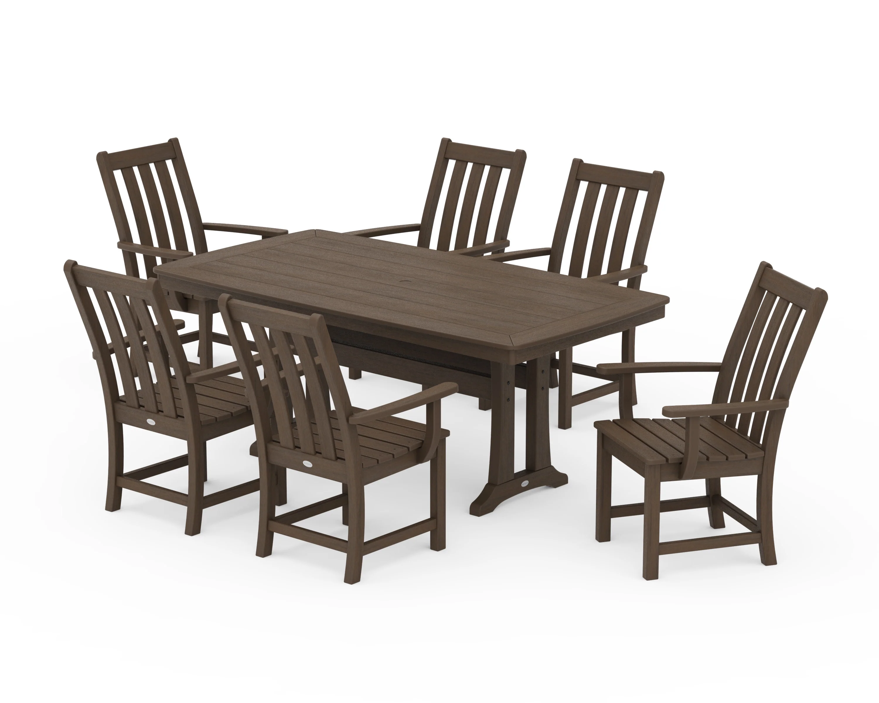 Vineyard 7-Piece Arm Chair Dining Set - Image 14