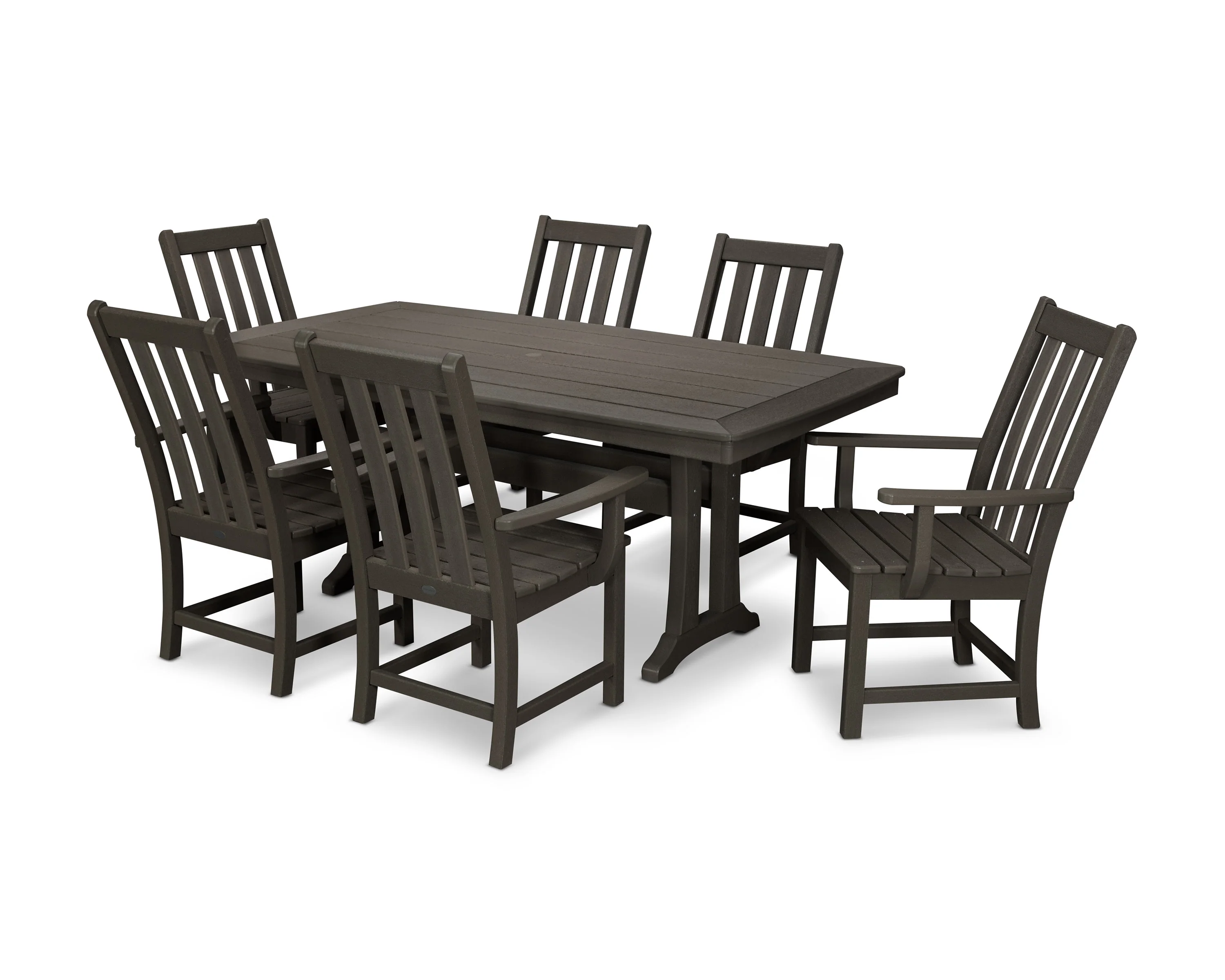 Vineyard 7-Piece Arm Chair Dining Set - Image 6