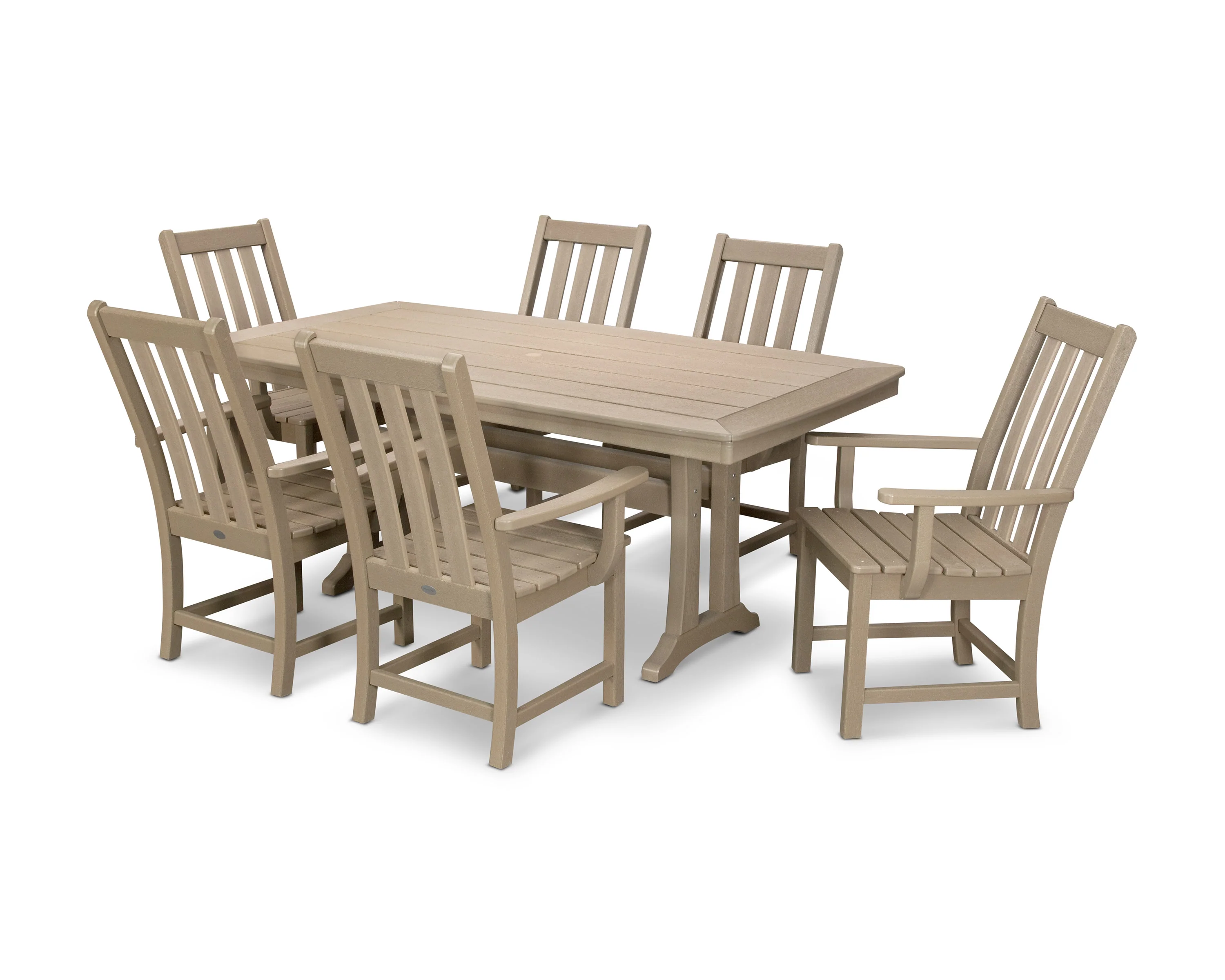 Vineyard 7-Piece Arm Chair Dining Set - Image 8