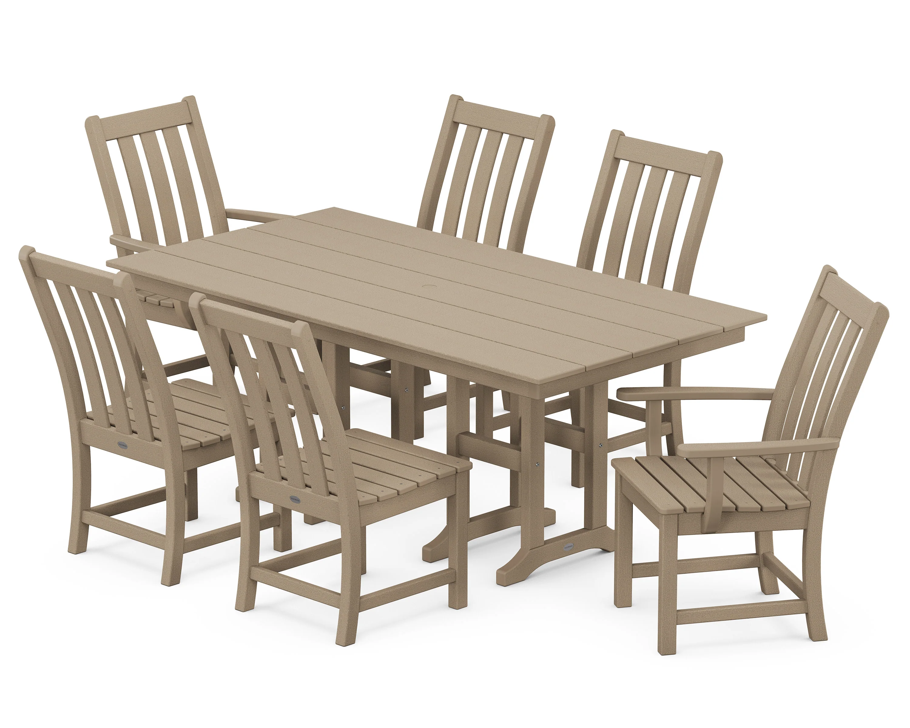 Vineyard 7-Piece Farmhouse Dining Set - Image 10