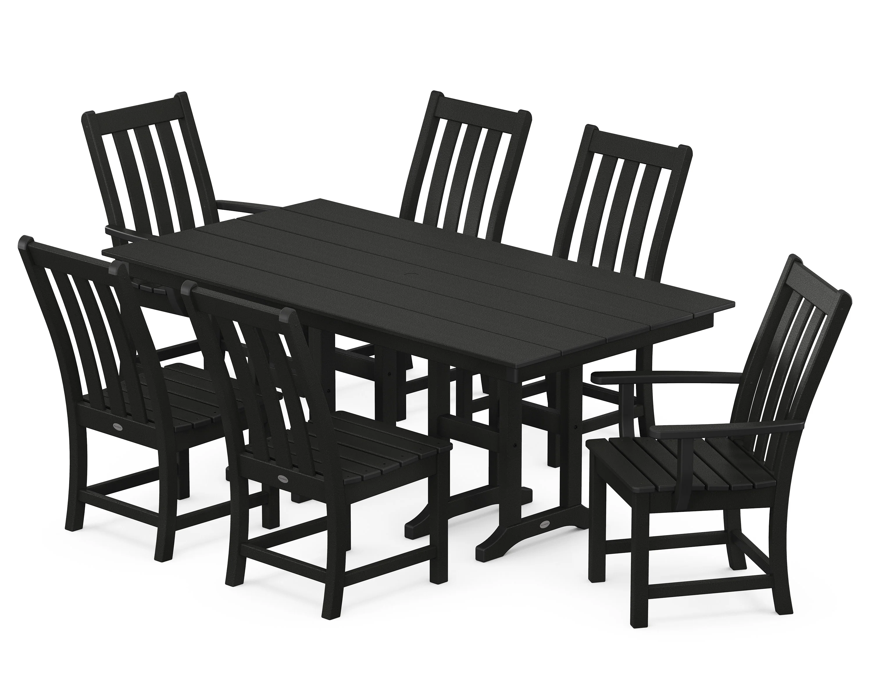 Vineyard 7-Piece Farmhouse Dining Set - Image 6