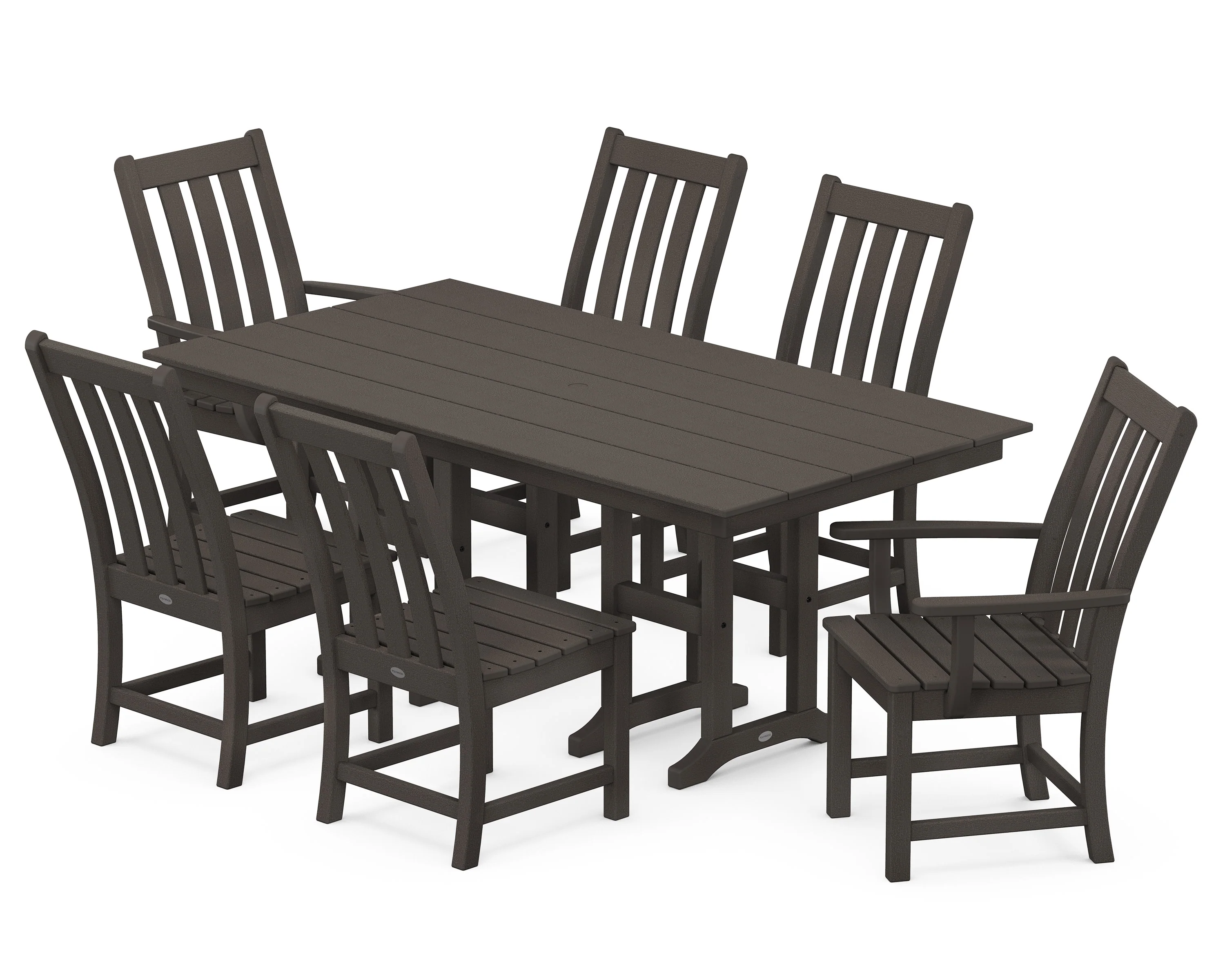 Vineyard 7-Piece Farmhouse Dining Set - Image 7