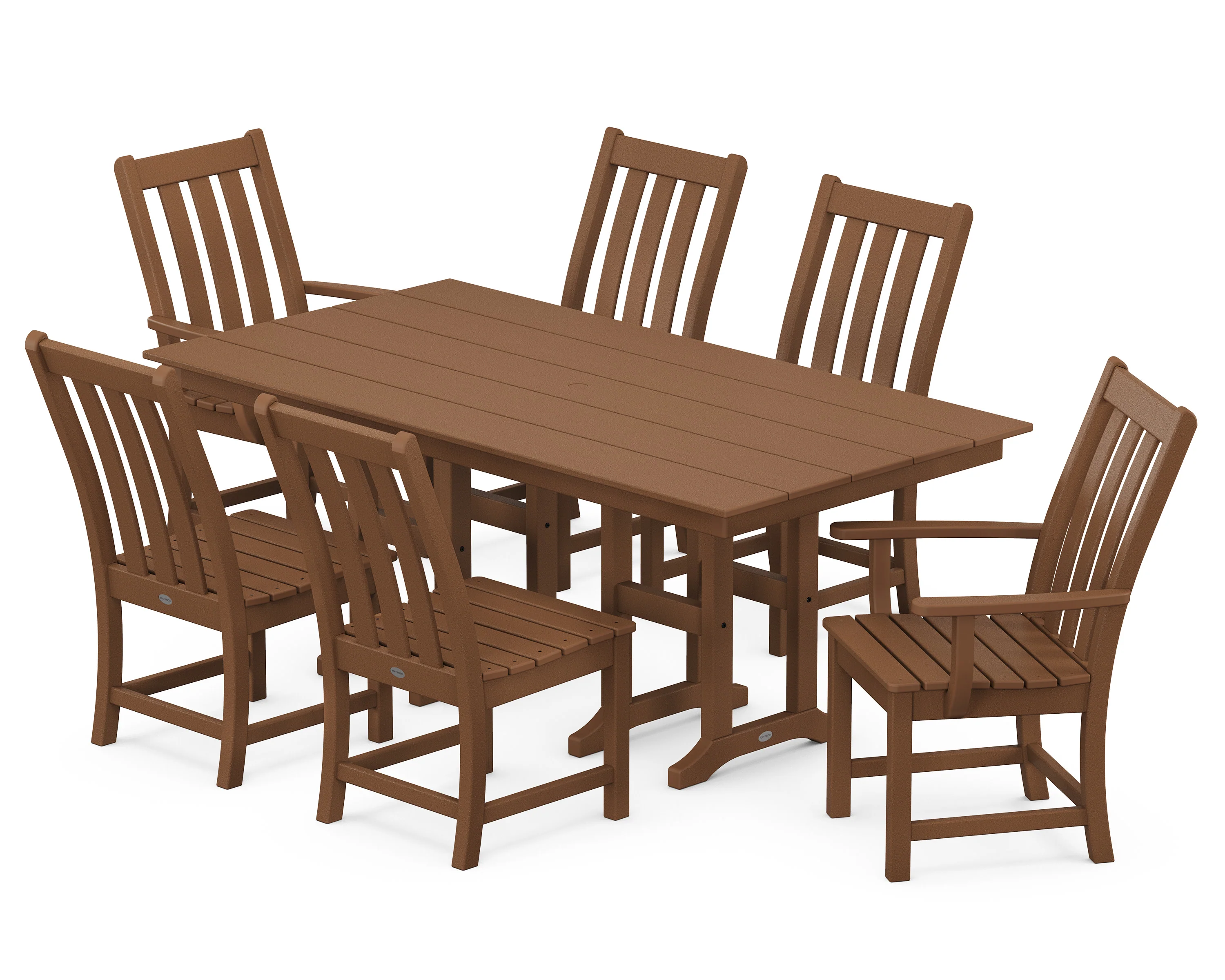 Vineyard 7-Piece Farmhouse Dining Set - Image 9