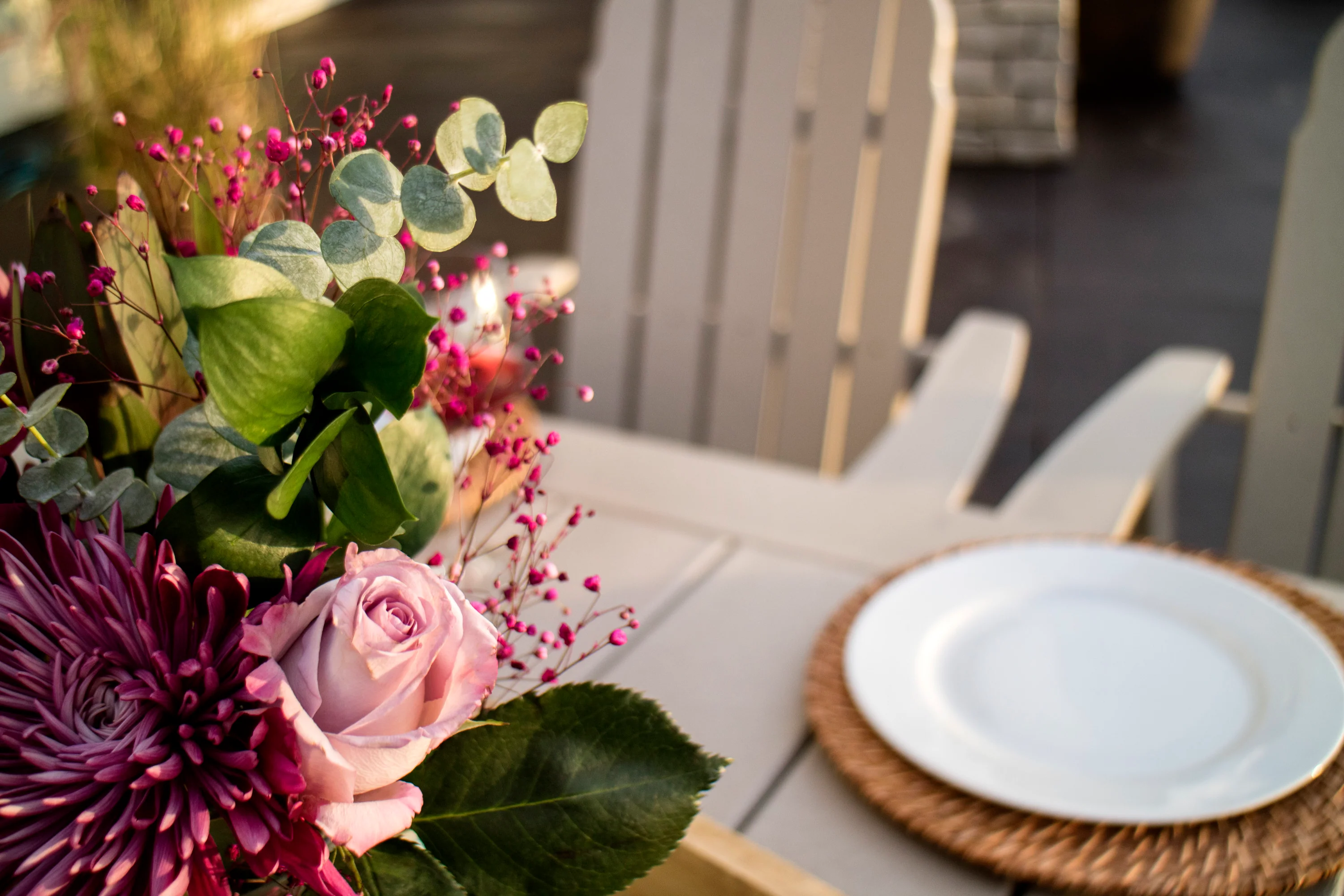 Vineyard Curveback Adirondack 9-Piece Nautical Trestle Dining Set - Image 13