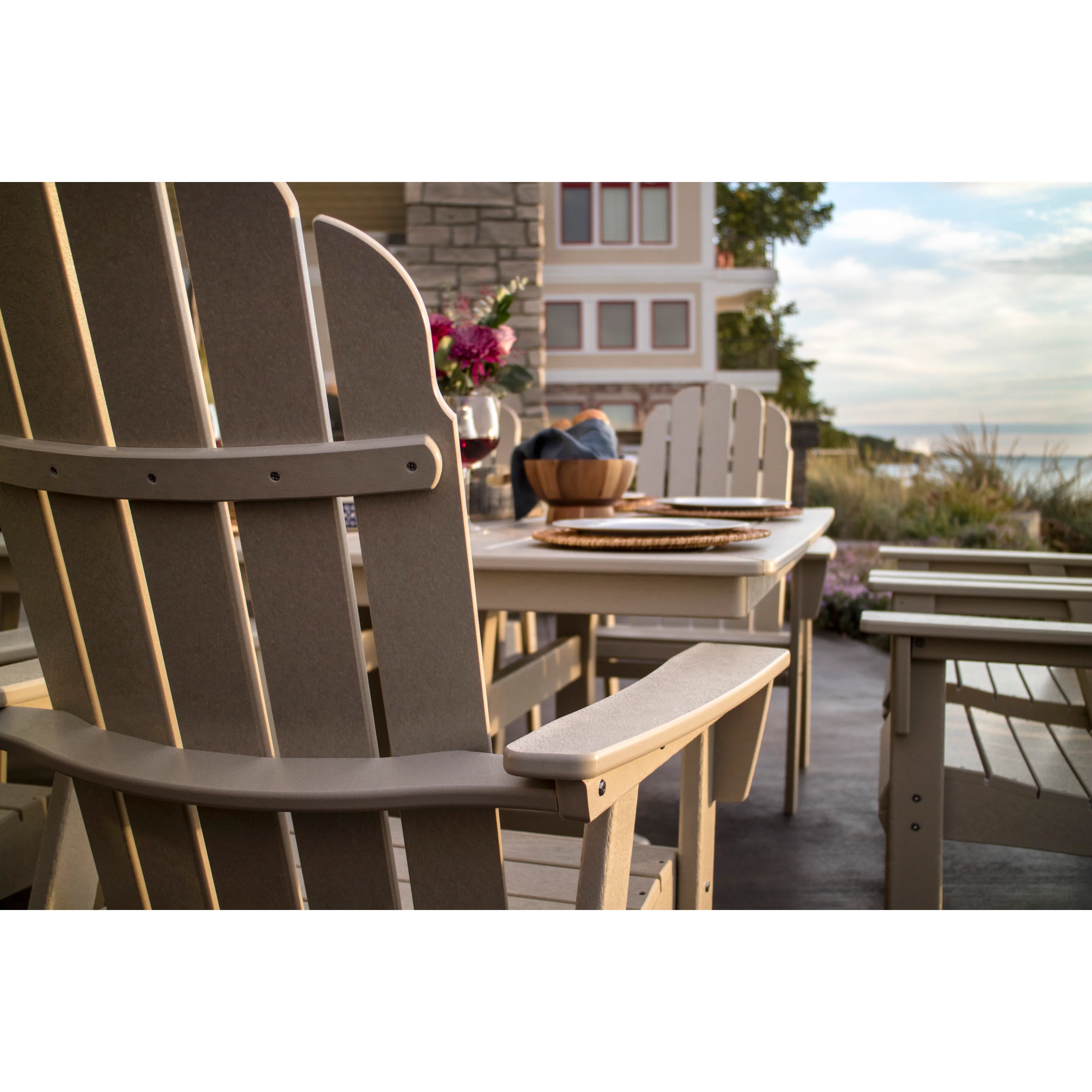 Vineyard Curveback Adirondack Dining Chair - Image 5