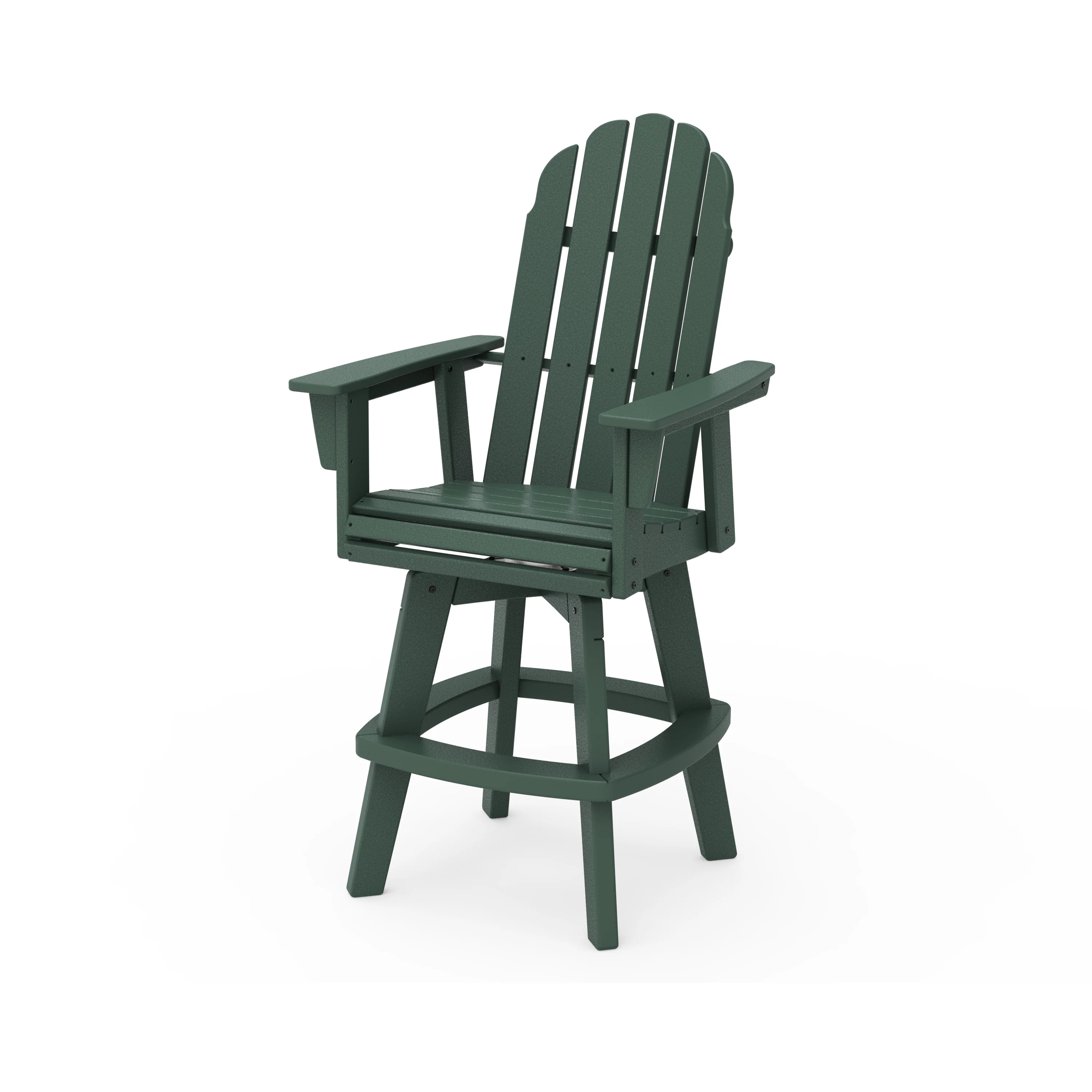 Vineyard Curveback Adirondack Swivel Bar Chair - Image 13