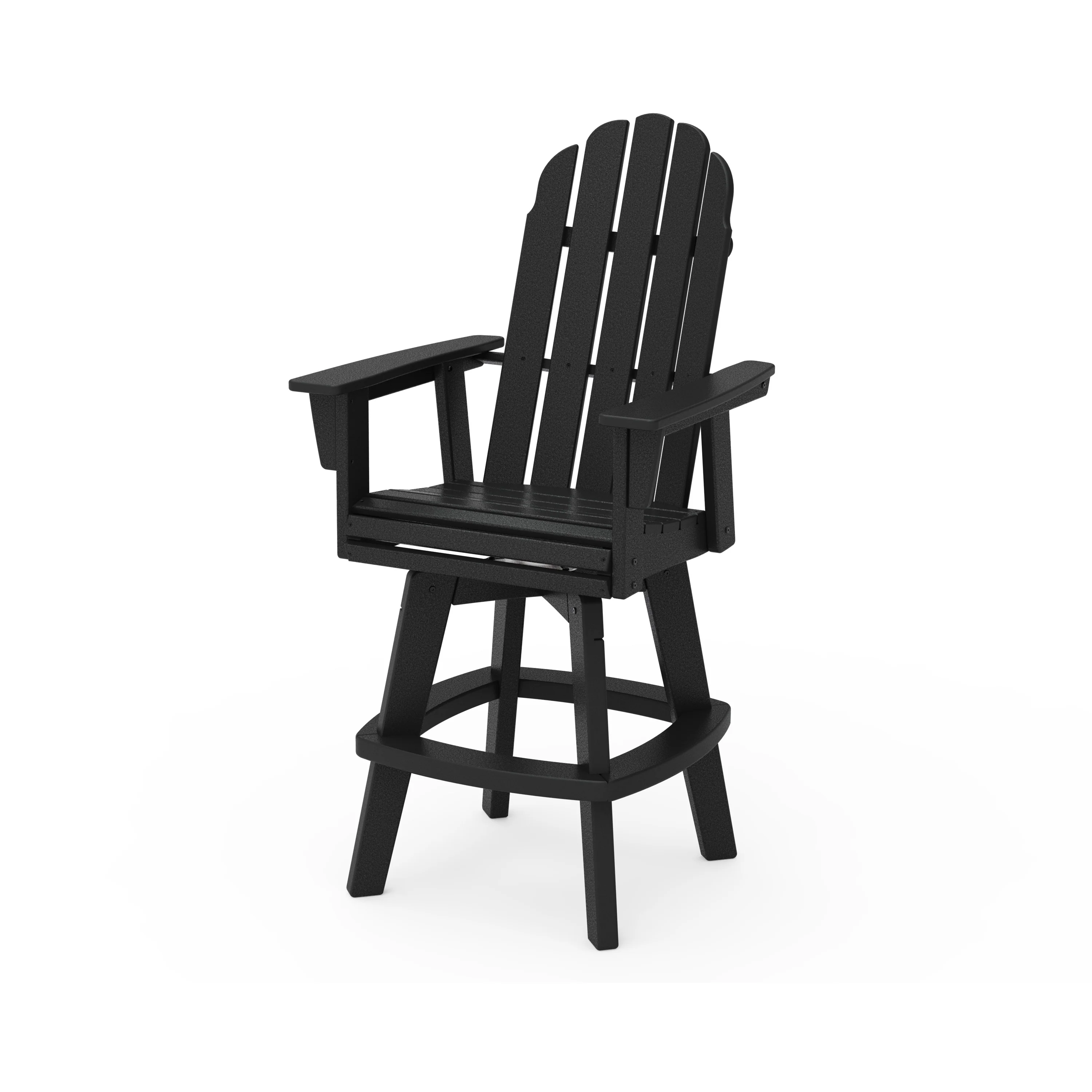 Vineyard Curveback Adirondack Swivel Bar Chair - Image 5