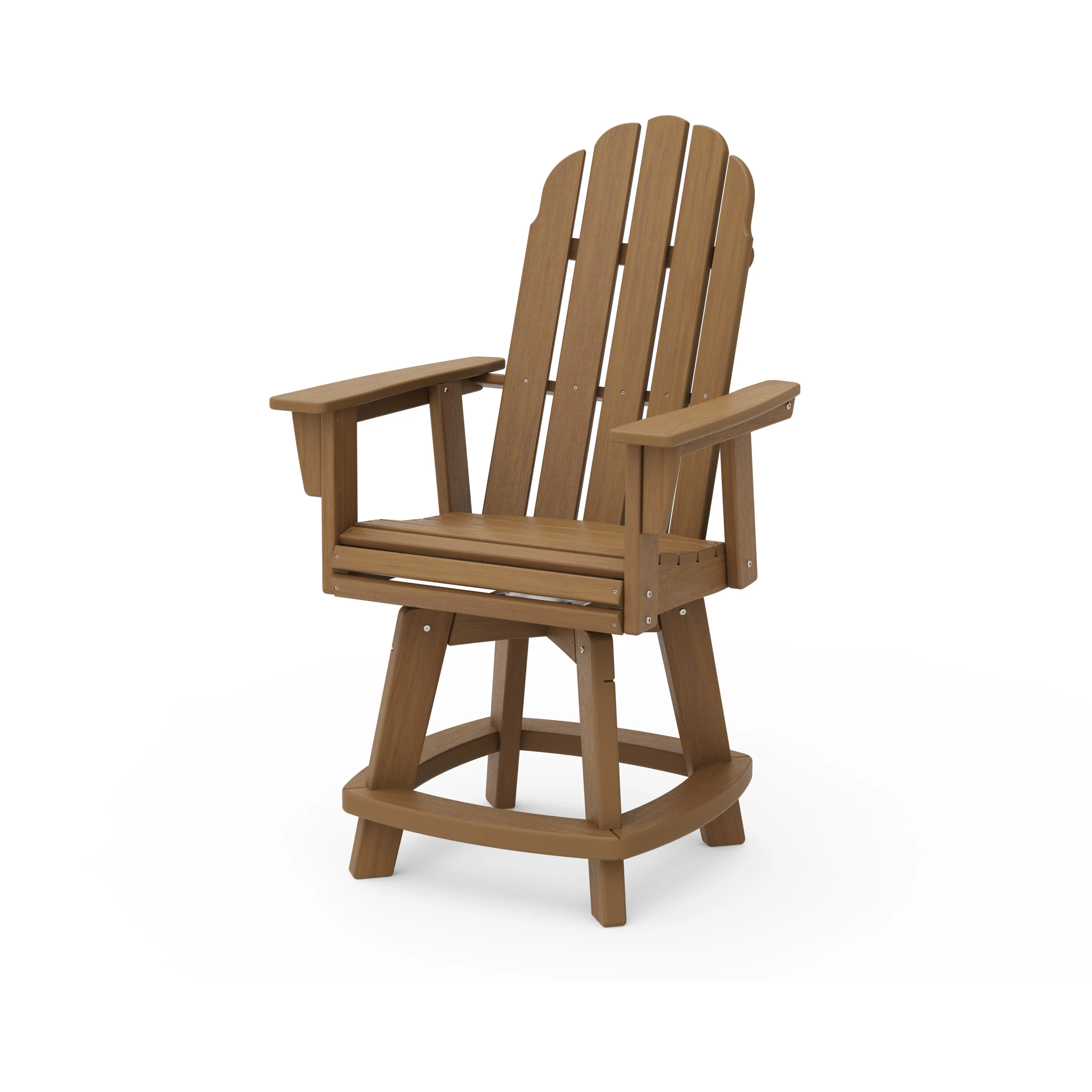 Vineyard Curveback Adirondack Swivel Counter Chair - Image 11