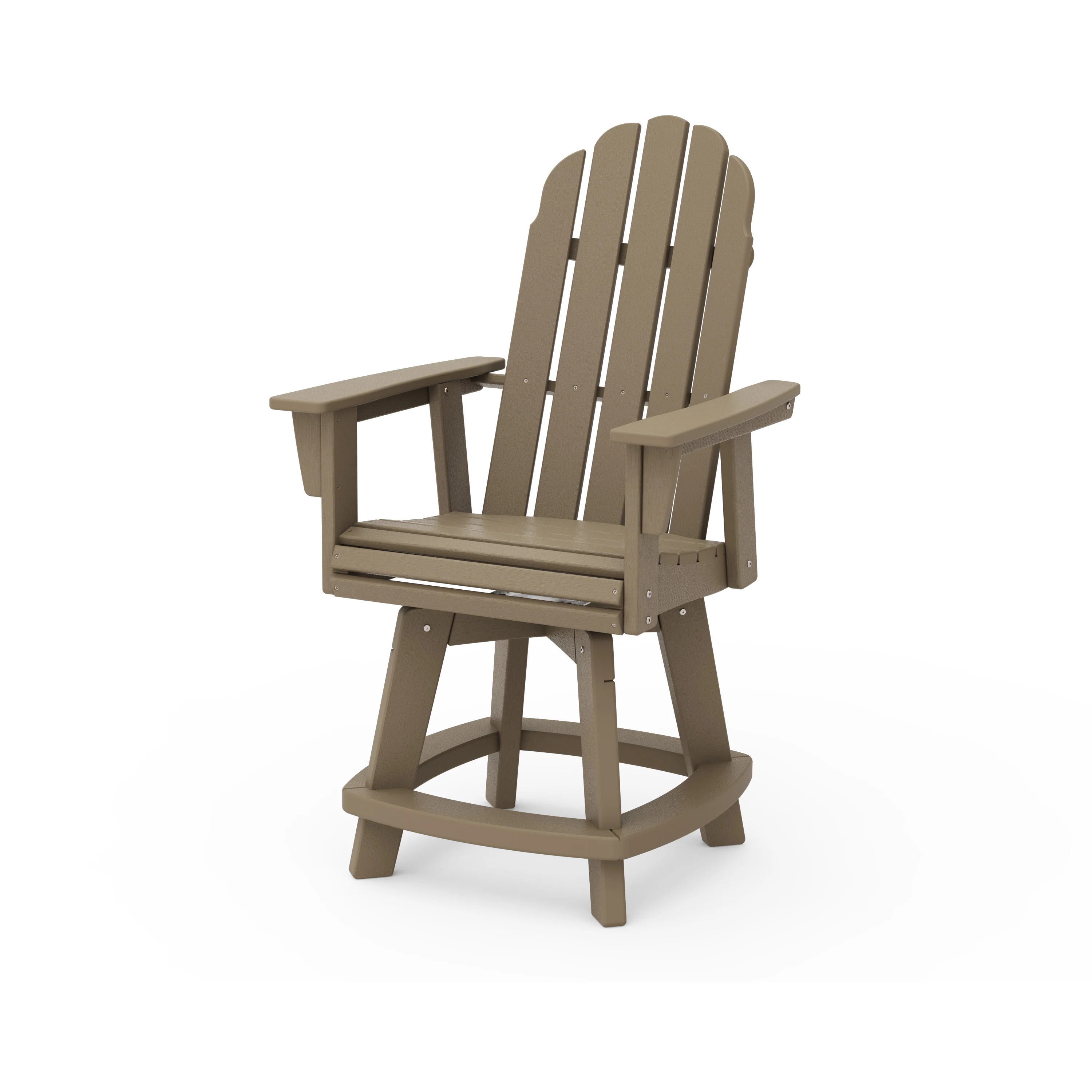 Vineyard Curveback Adirondack Swivel Counter Chair - Image 6