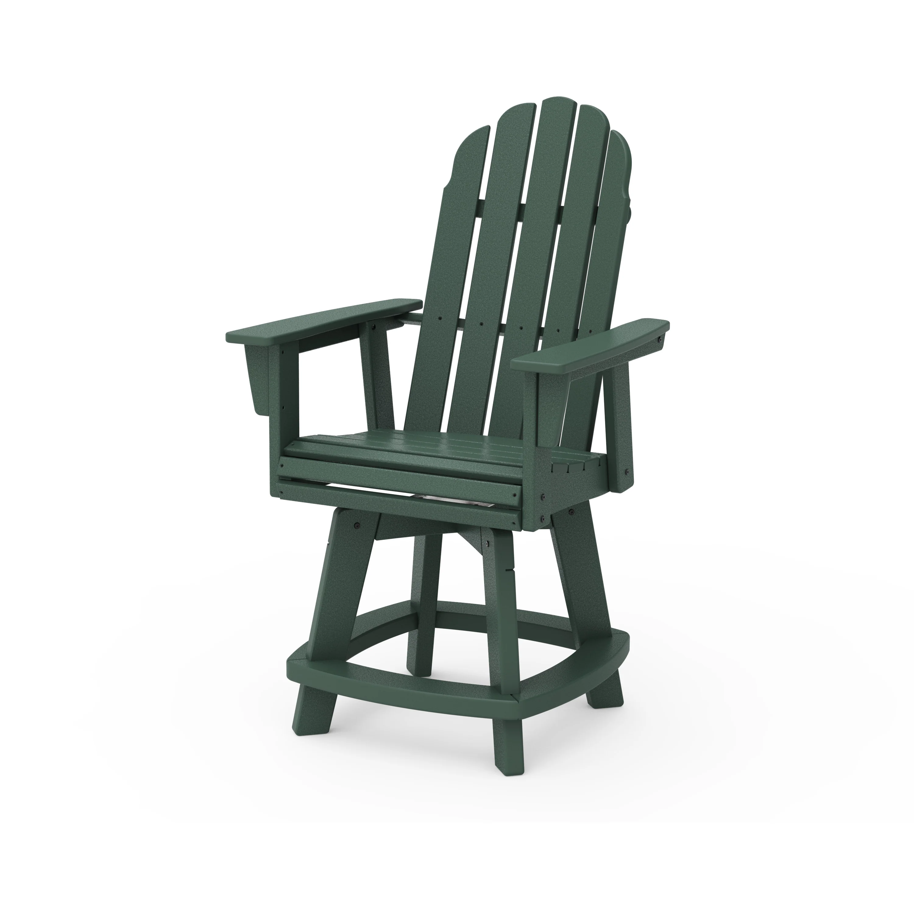 Vineyard Curveback Adirondack Swivel Counter Chair - Image 8