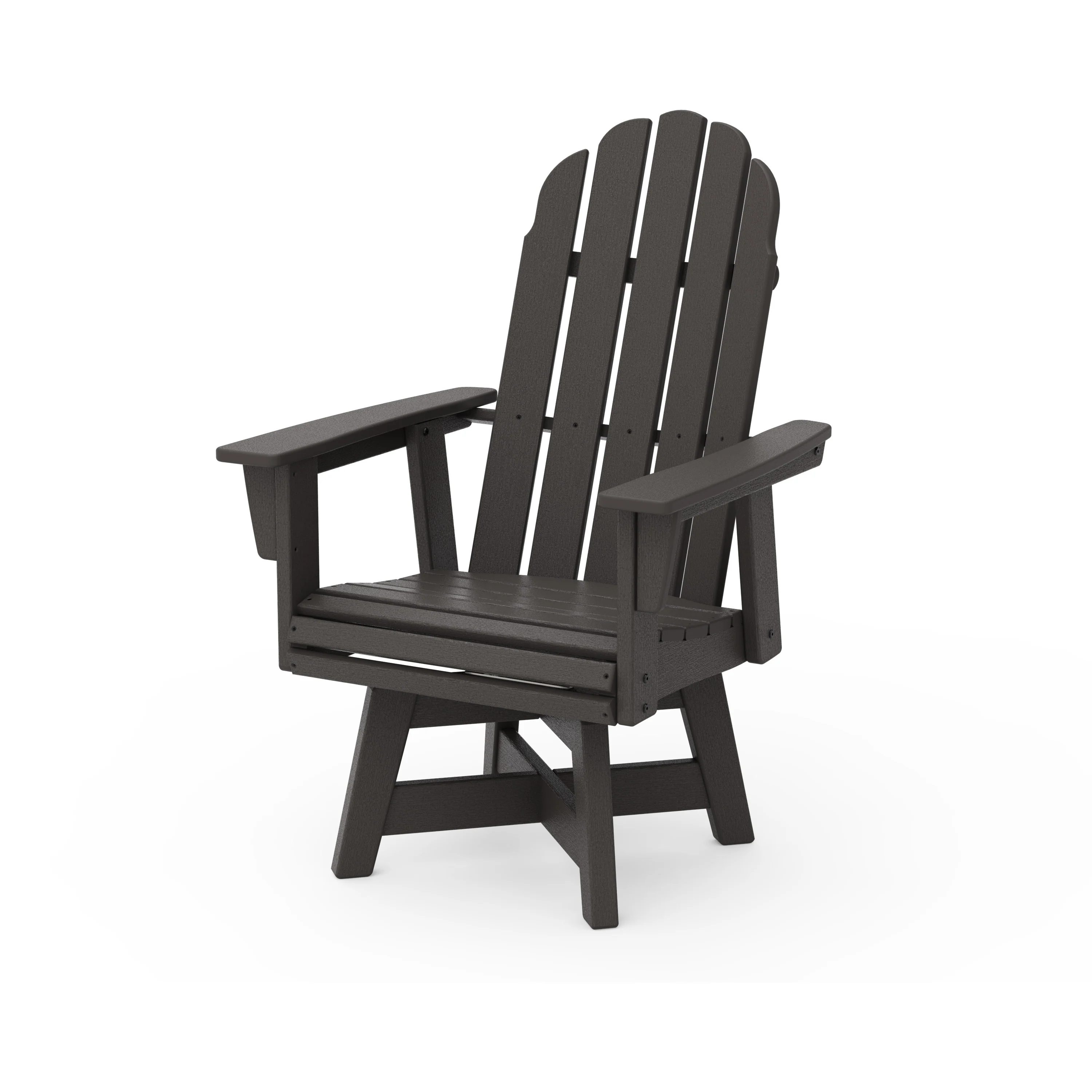 Vineyard Curveback Adirondack Swivel Dining Chair - Image 11