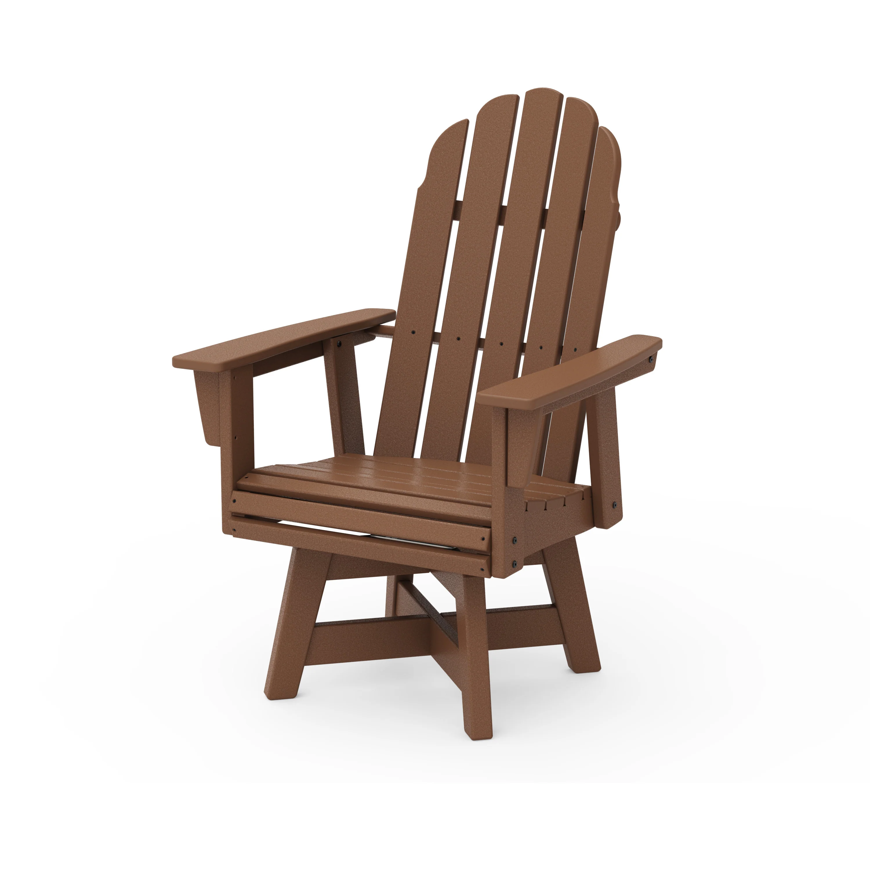 Vineyard Curveback Adirondack Swivel Dining Chair - Image 4