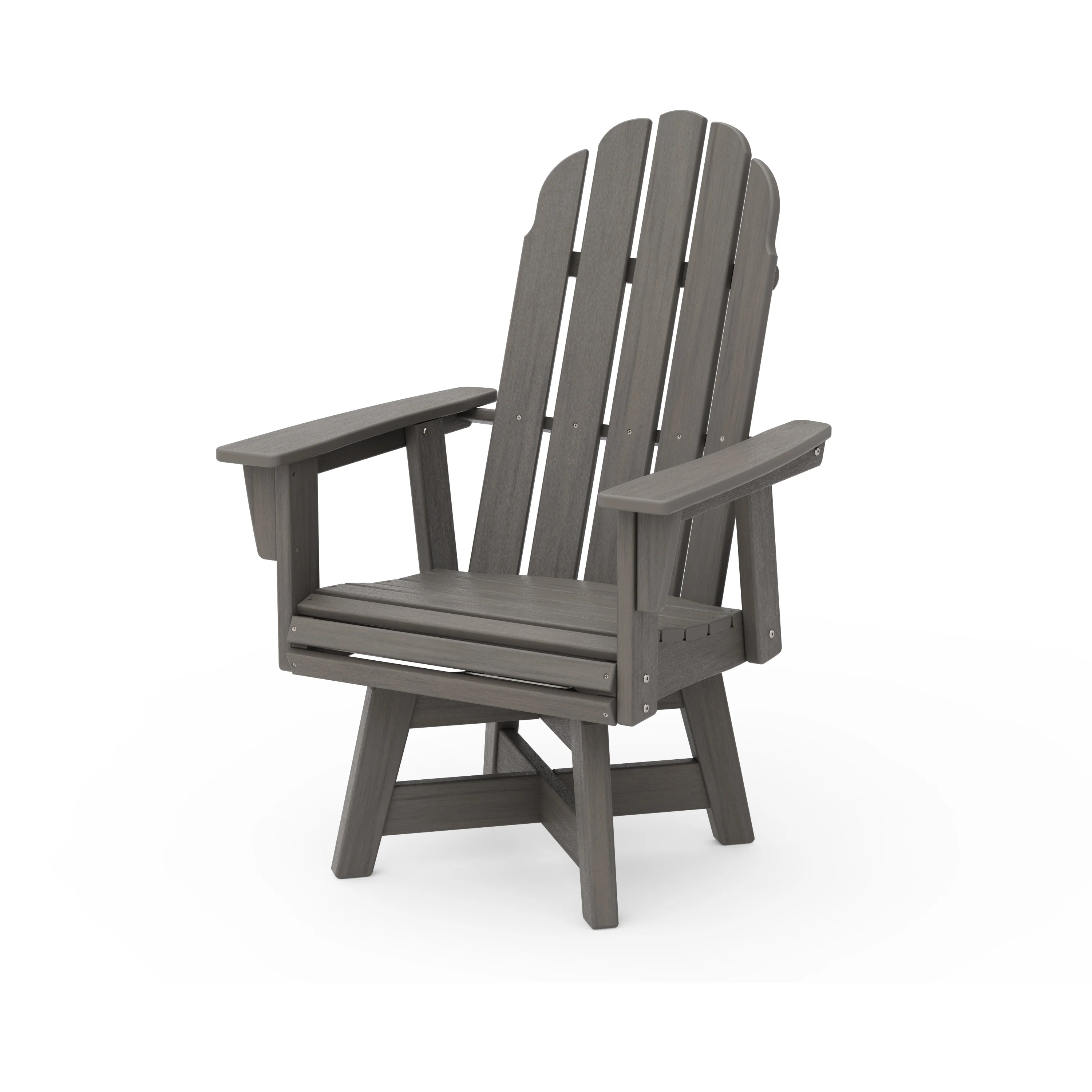 Vineyard Curveback Adirondack Swivel Dining Chair - Image 5