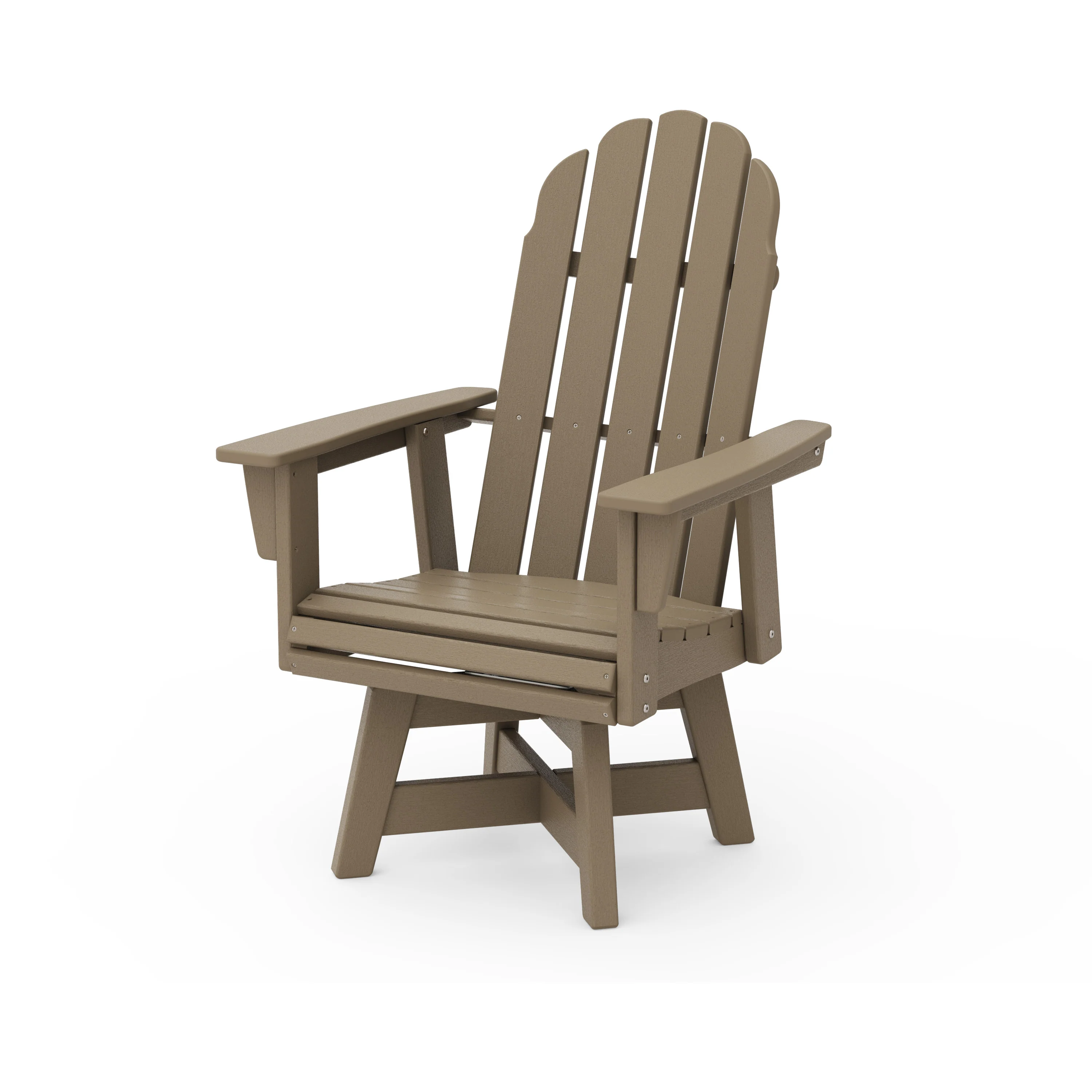 Vineyard Curveback Adirondack Swivel Dining Chair - Image 6