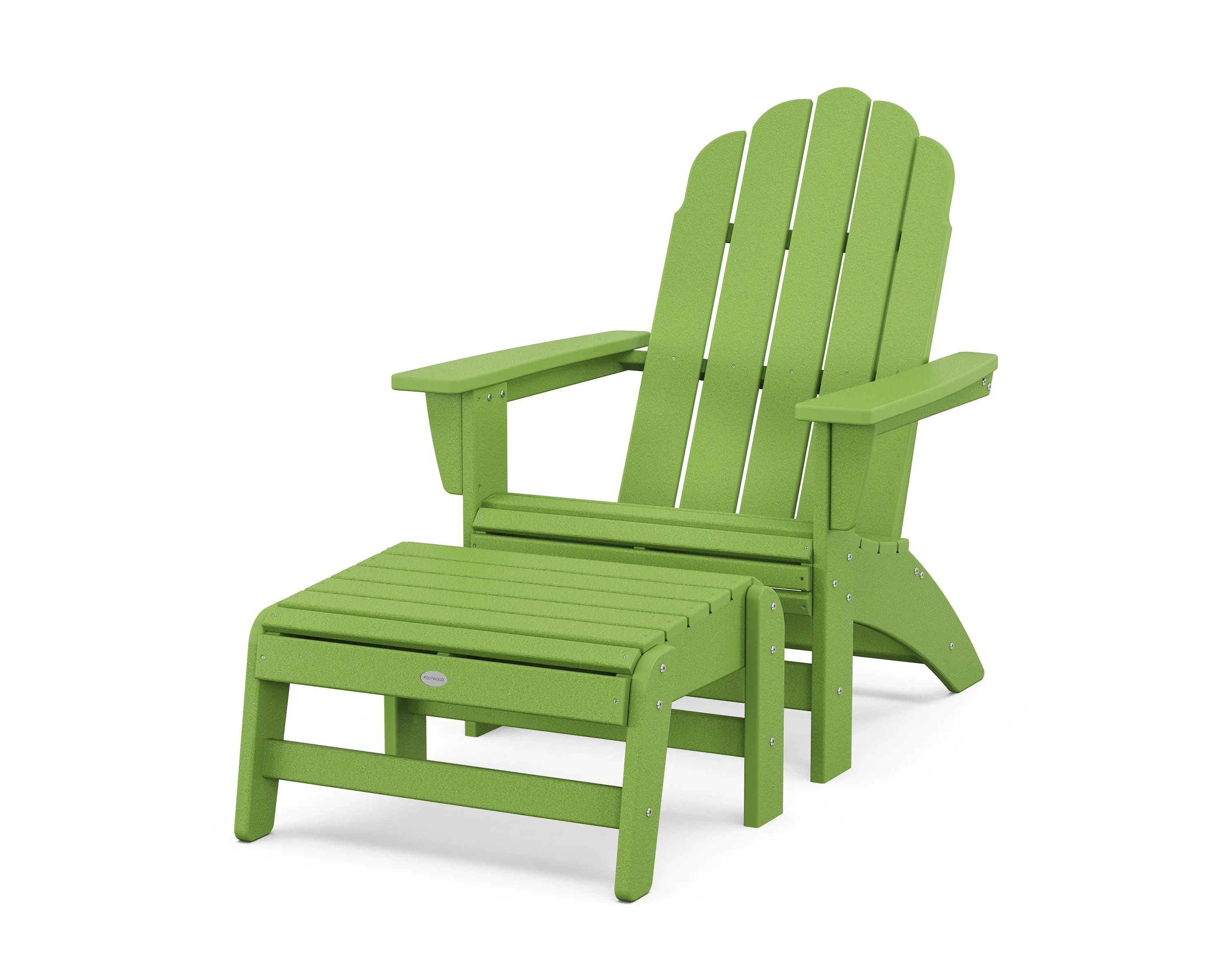 Vineyard Grand Adirondack Chair with Ottoman - Image 12
