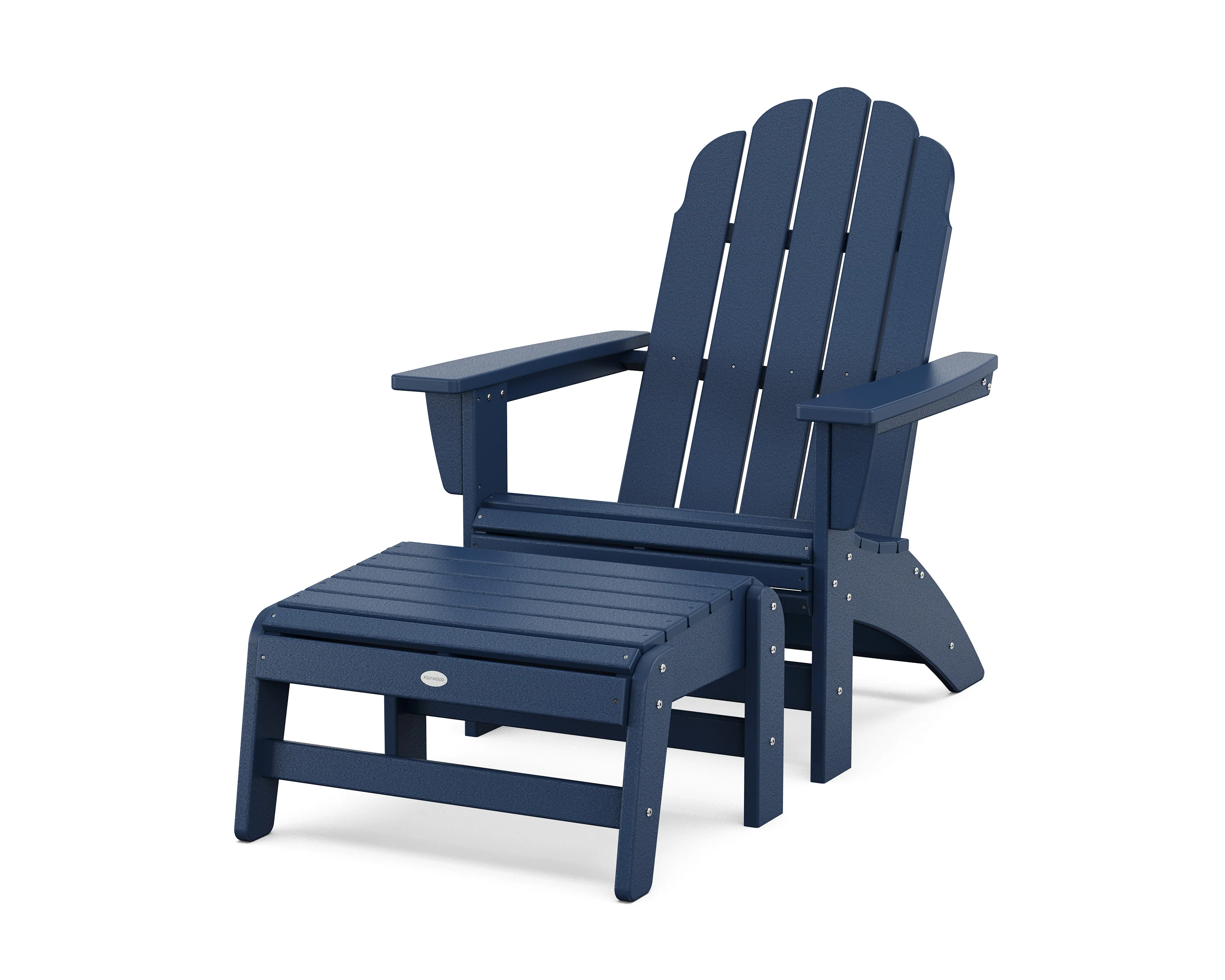 Vineyard Grand Adirondack Chair with Ottoman - Image 16