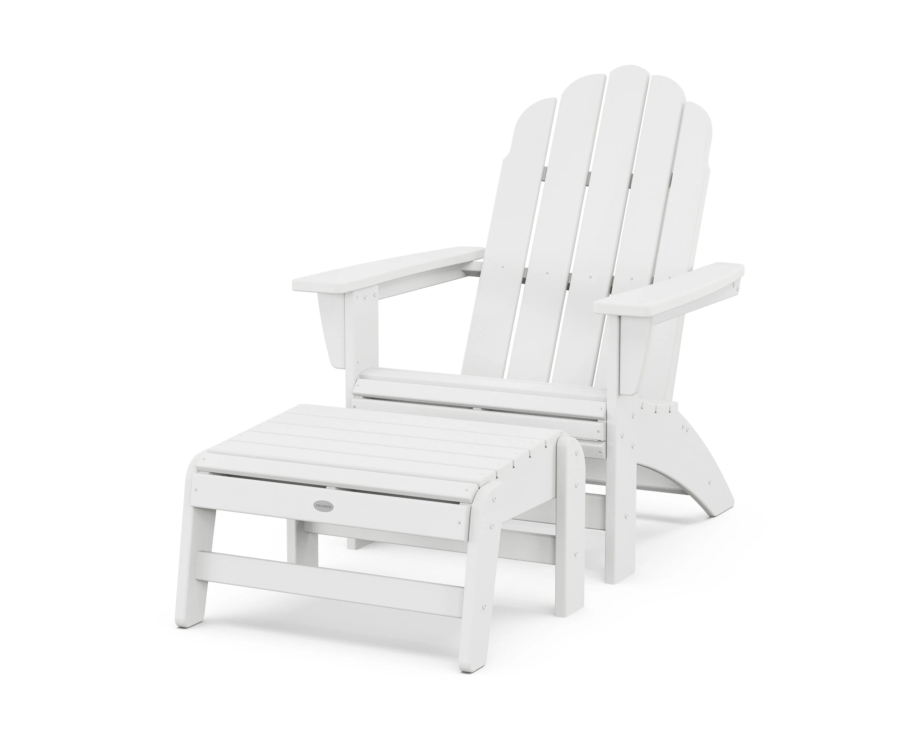 Vineyard Grand Adirondack Chair with Ottoman - Image 17