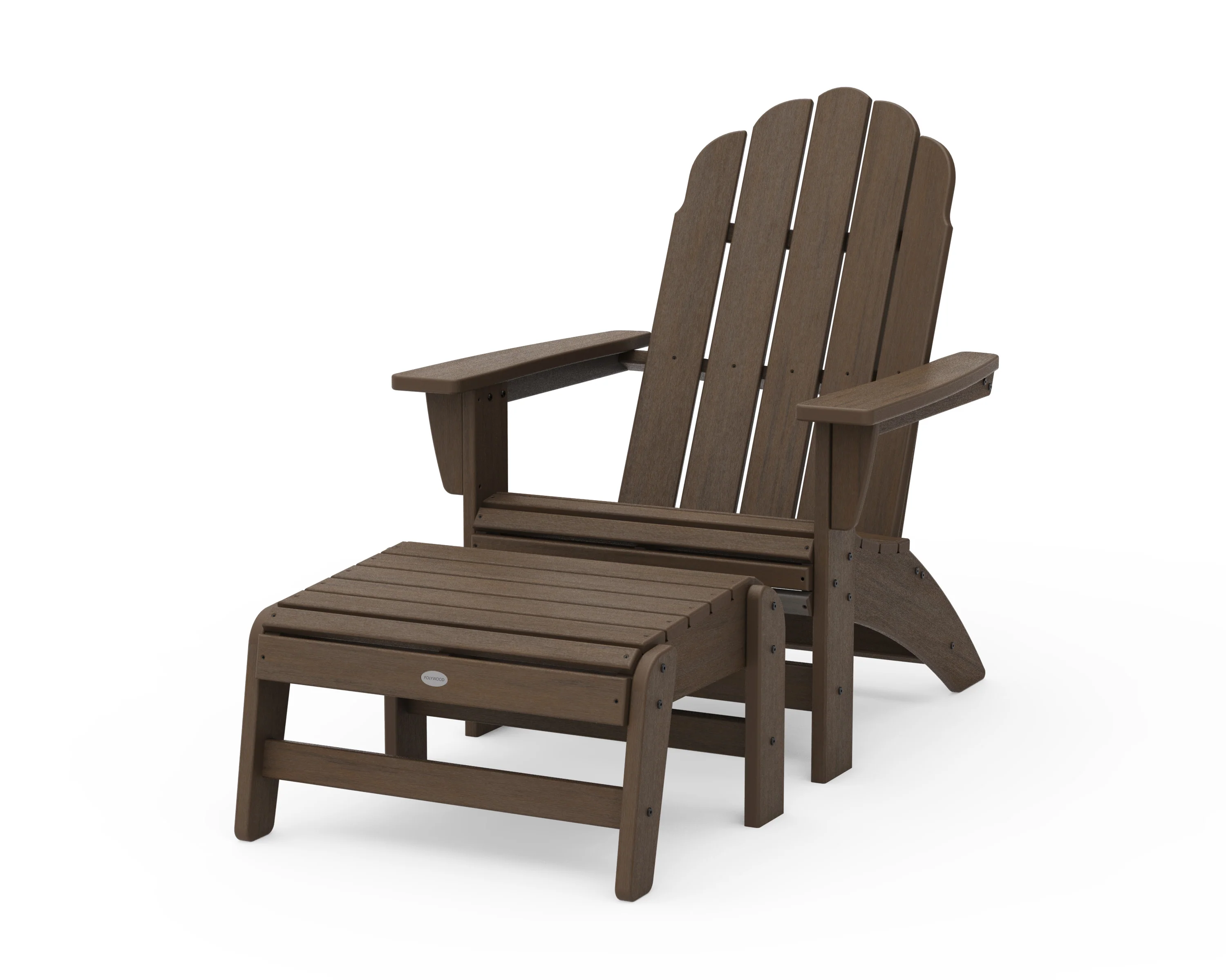 Vineyard Grand Adirondack Chair with Ottoman - Image 19