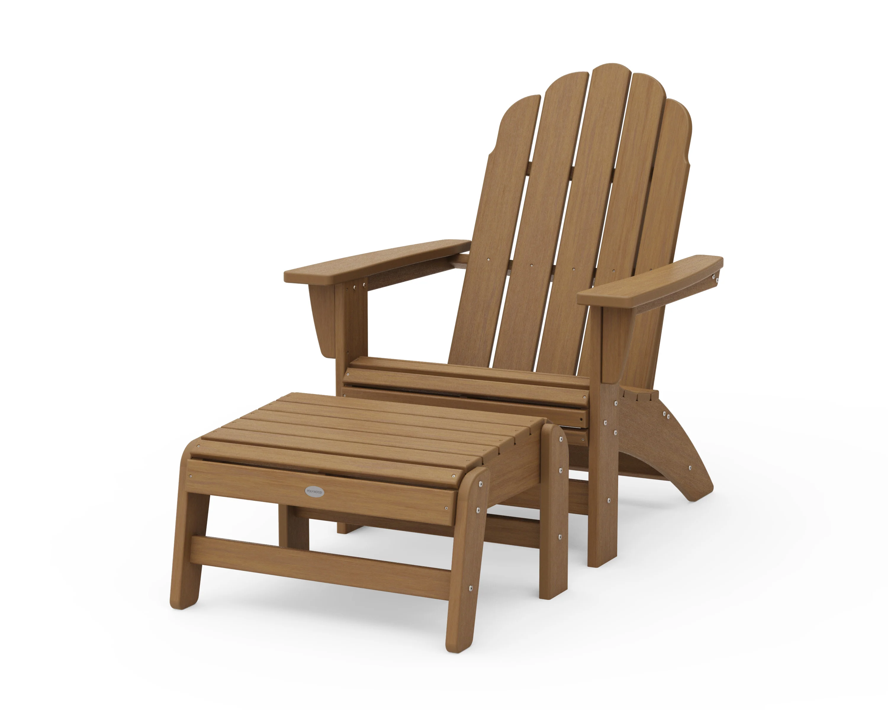 Vineyard Grand Adirondack Chair with Ottoman - Image 20