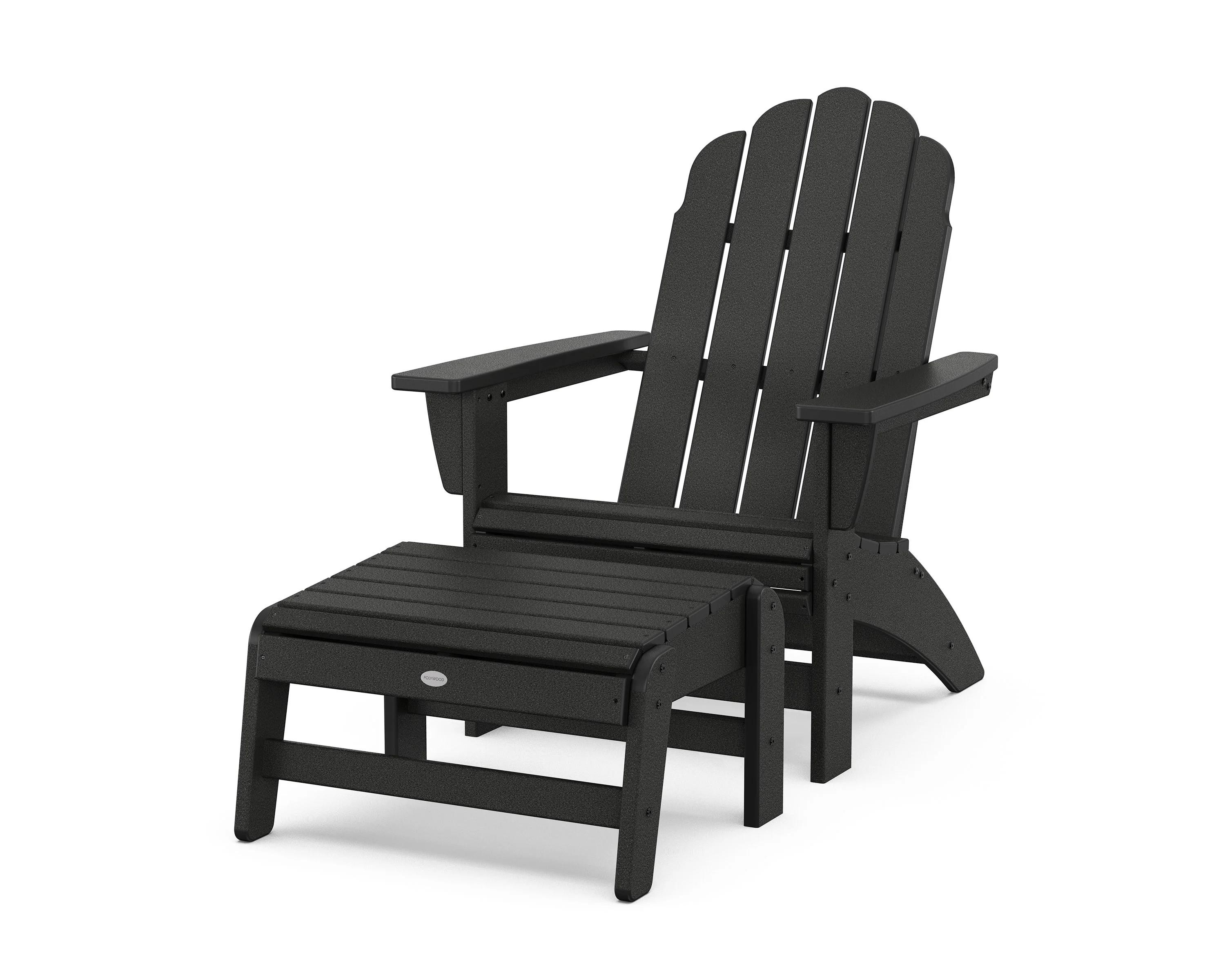 Vineyard Grand Adirondack Chair with Ottoman - Image 7