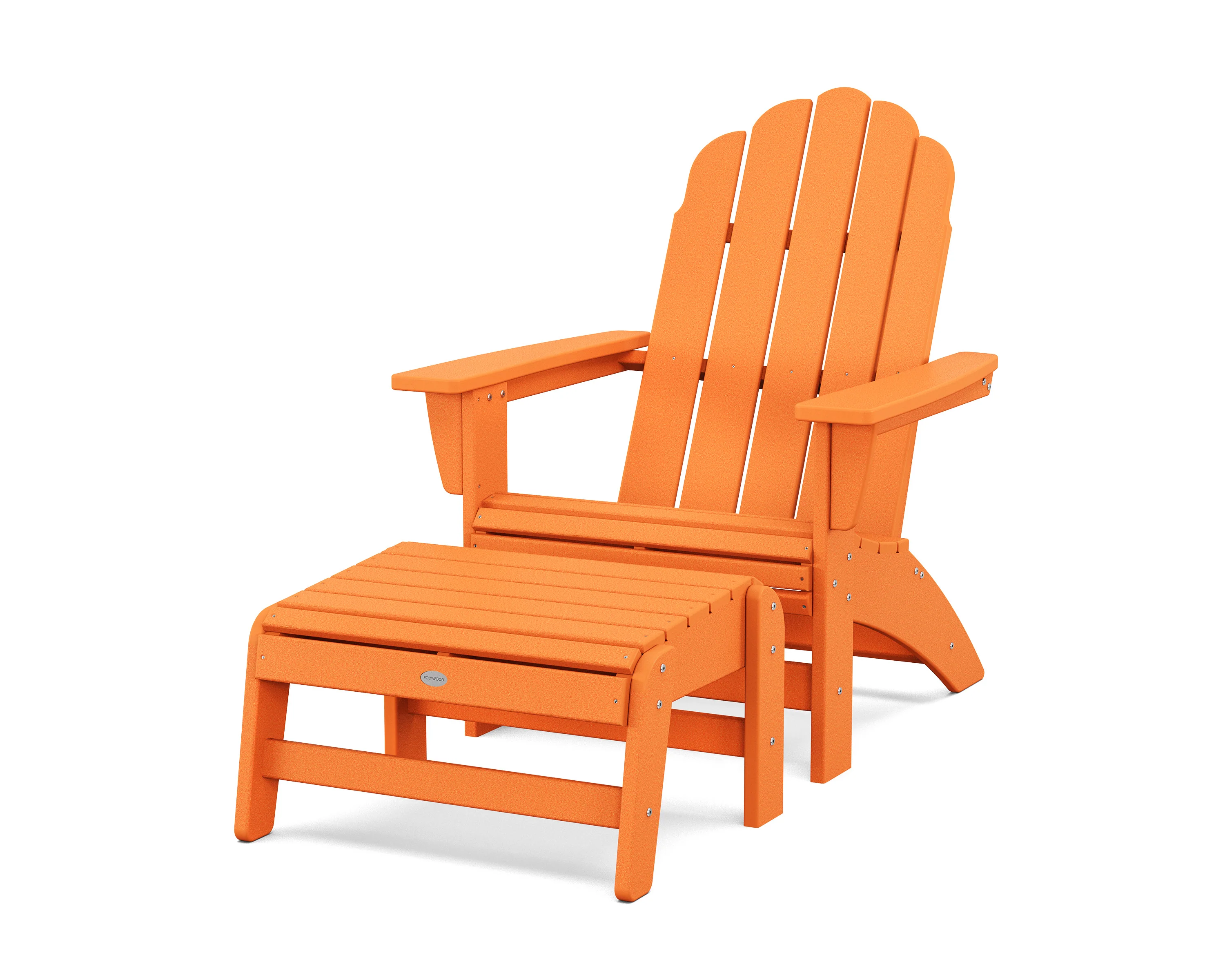 Vineyard Grand Adirondack Chair with Ottoman - Image 8