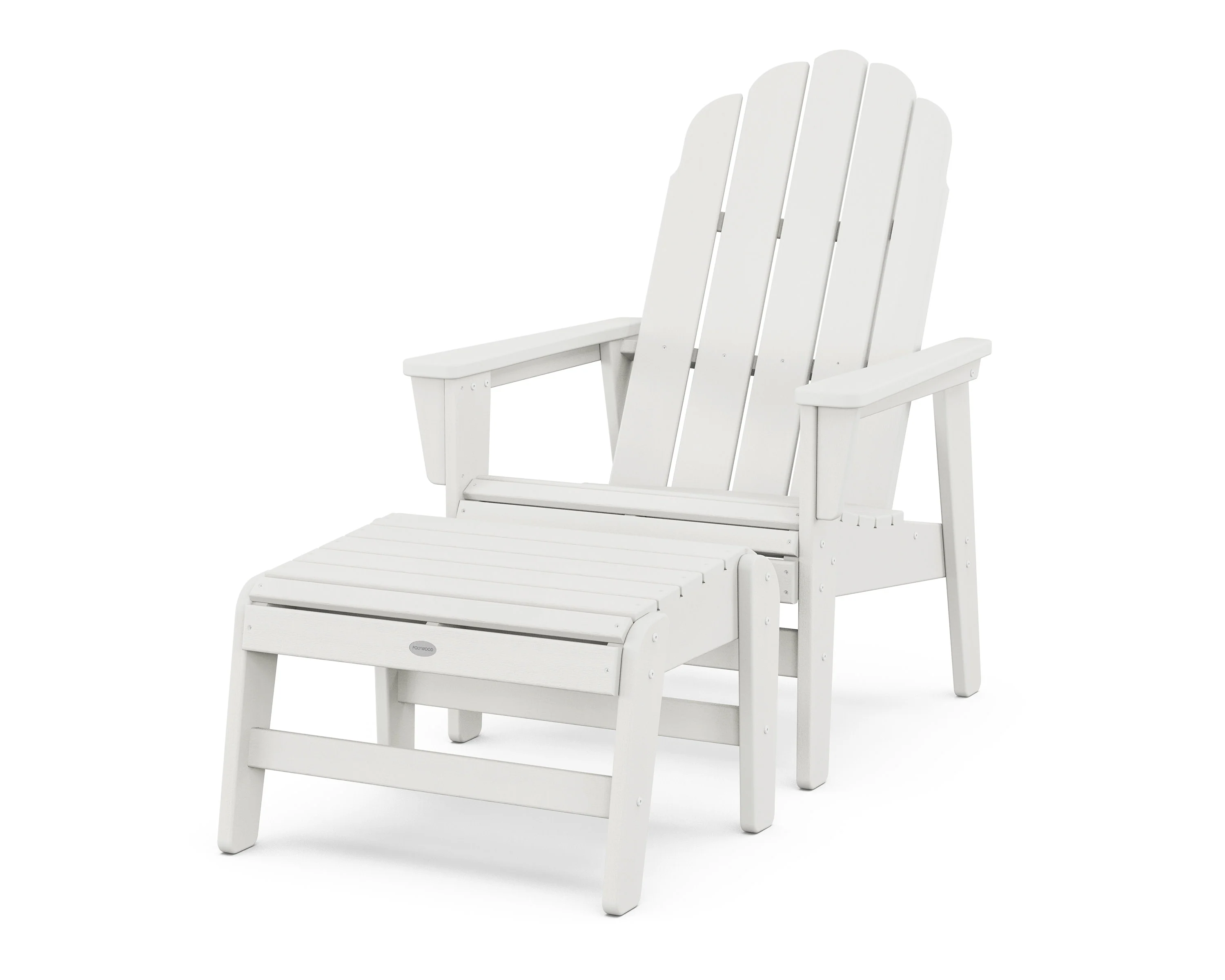 Vineyard Grand Upright Adirondack Chair with Ottoman - Image 11
