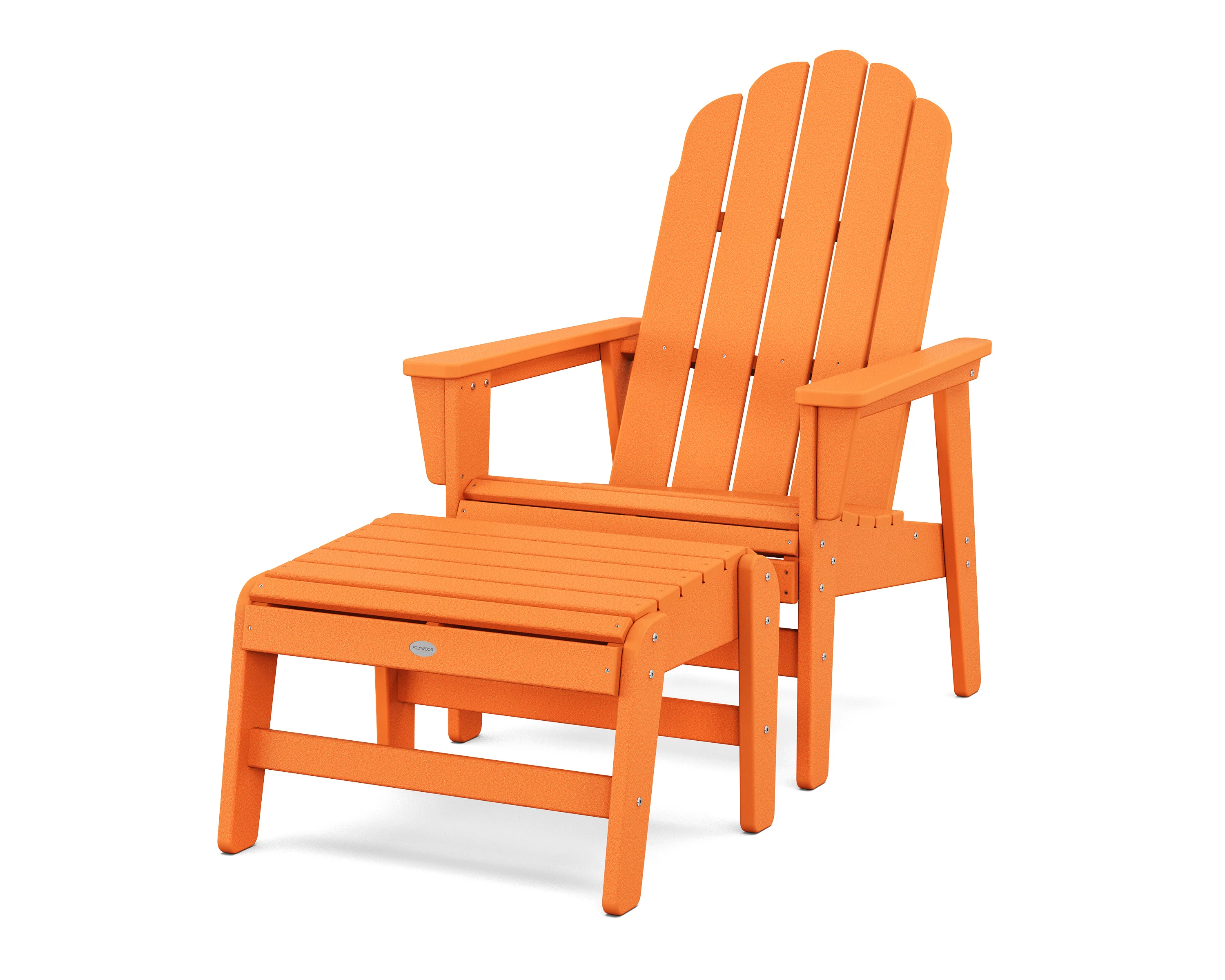 Vineyard Grand Upright Adirondack Chair with Ottoman - Image 12