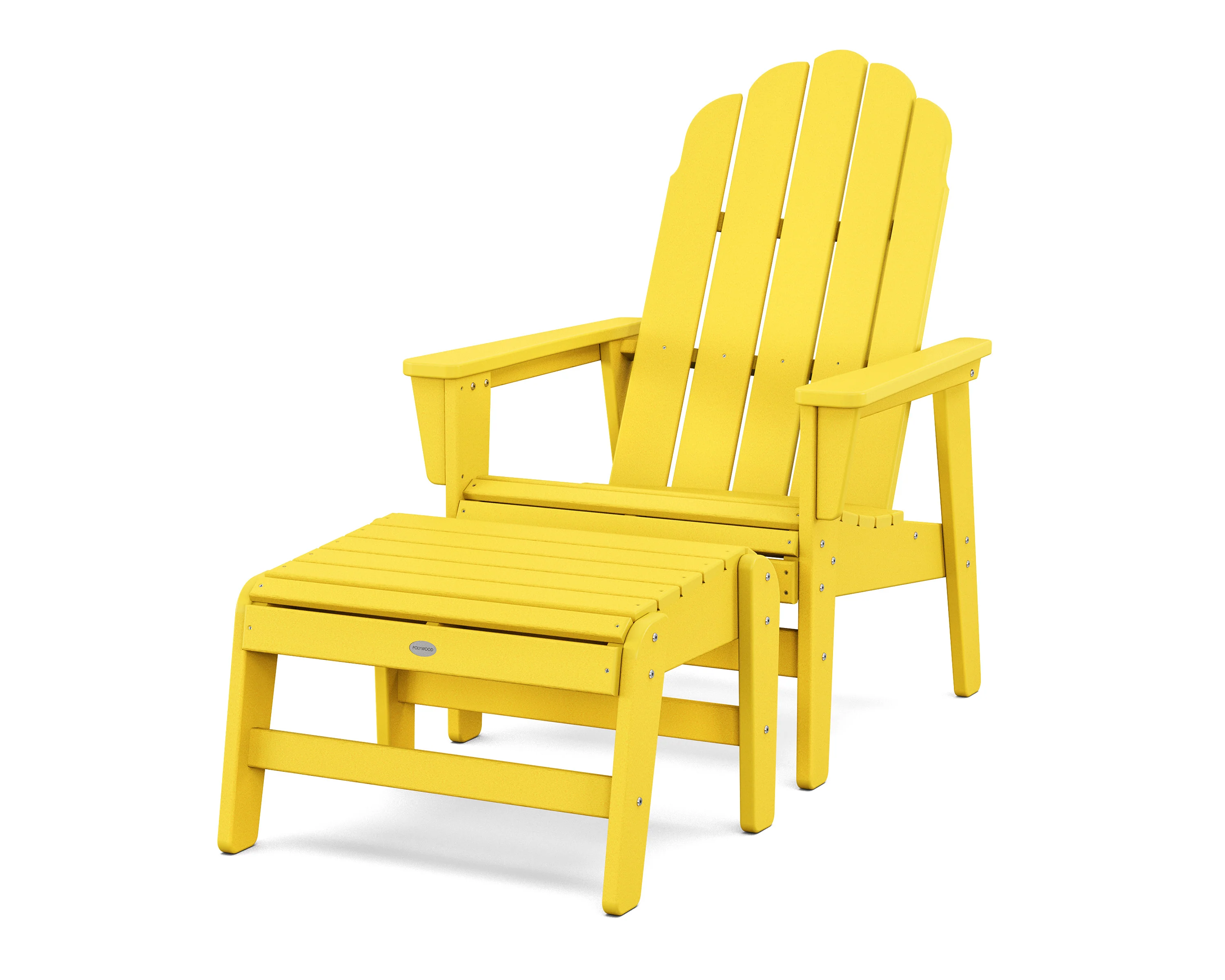 Vineyard Grand Upright Adirondack Chair with Ottoman - Image 13