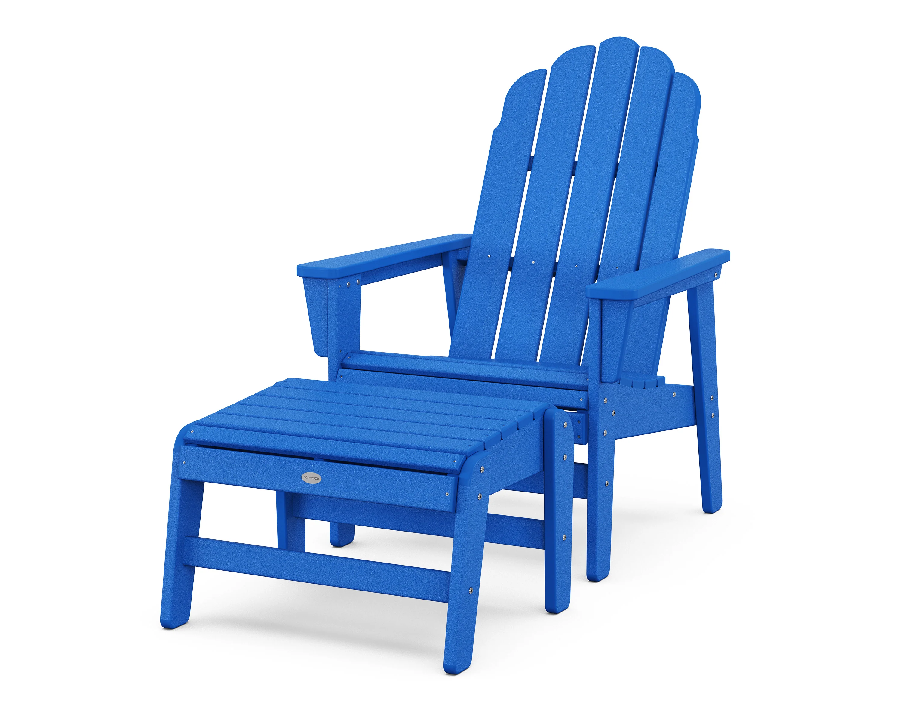 Vineyard Grand Upright Adirondack Chair with Ottoman - Image 14