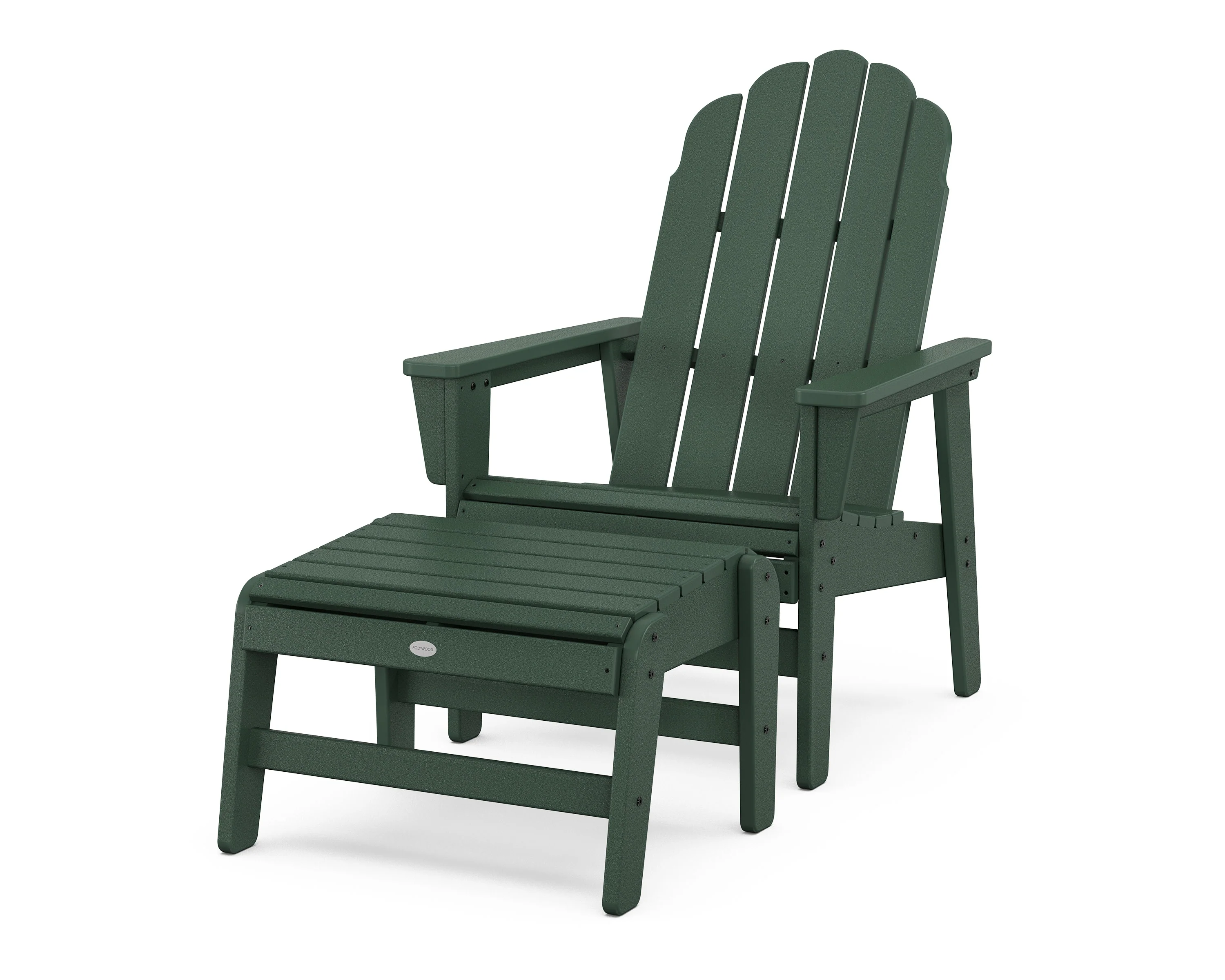 Vineyard Grand Upright Adirondack Chair with Ottoman - Image 15