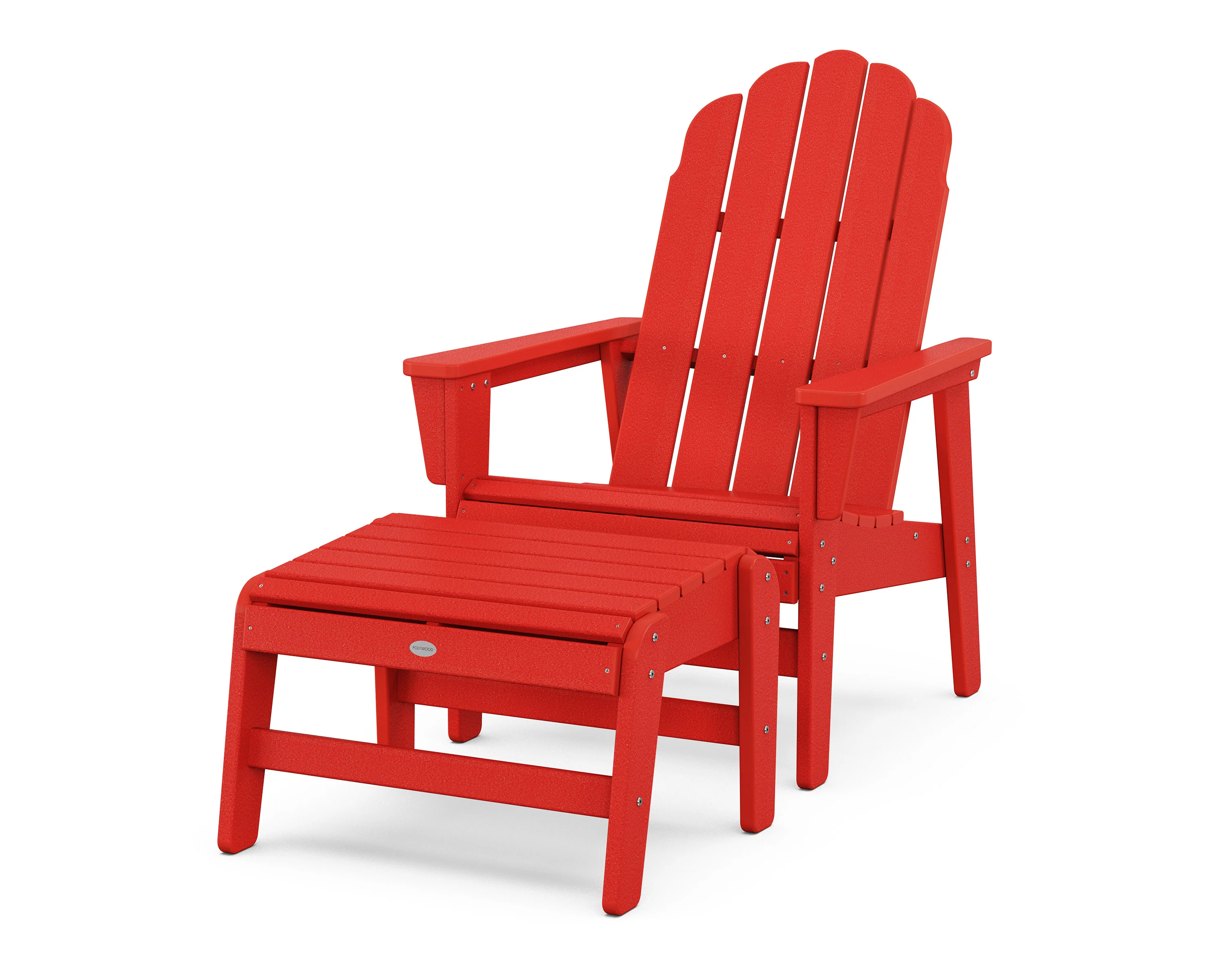 Vineyard Grand Upright Adirondack Chair with Ottoman - Image 16