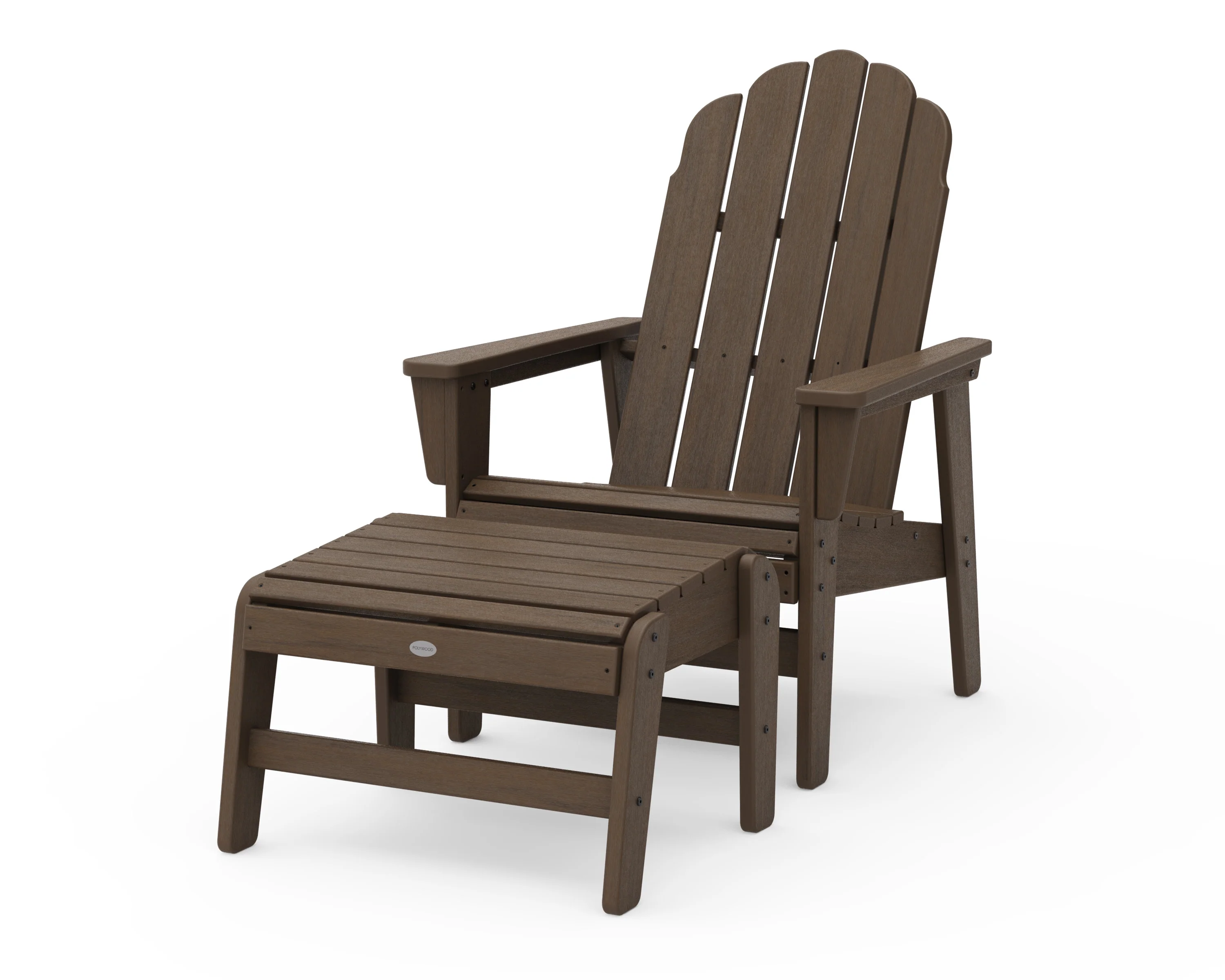Vineyard Grand Upright Adirondack Chair with Ottoman - Image 18
