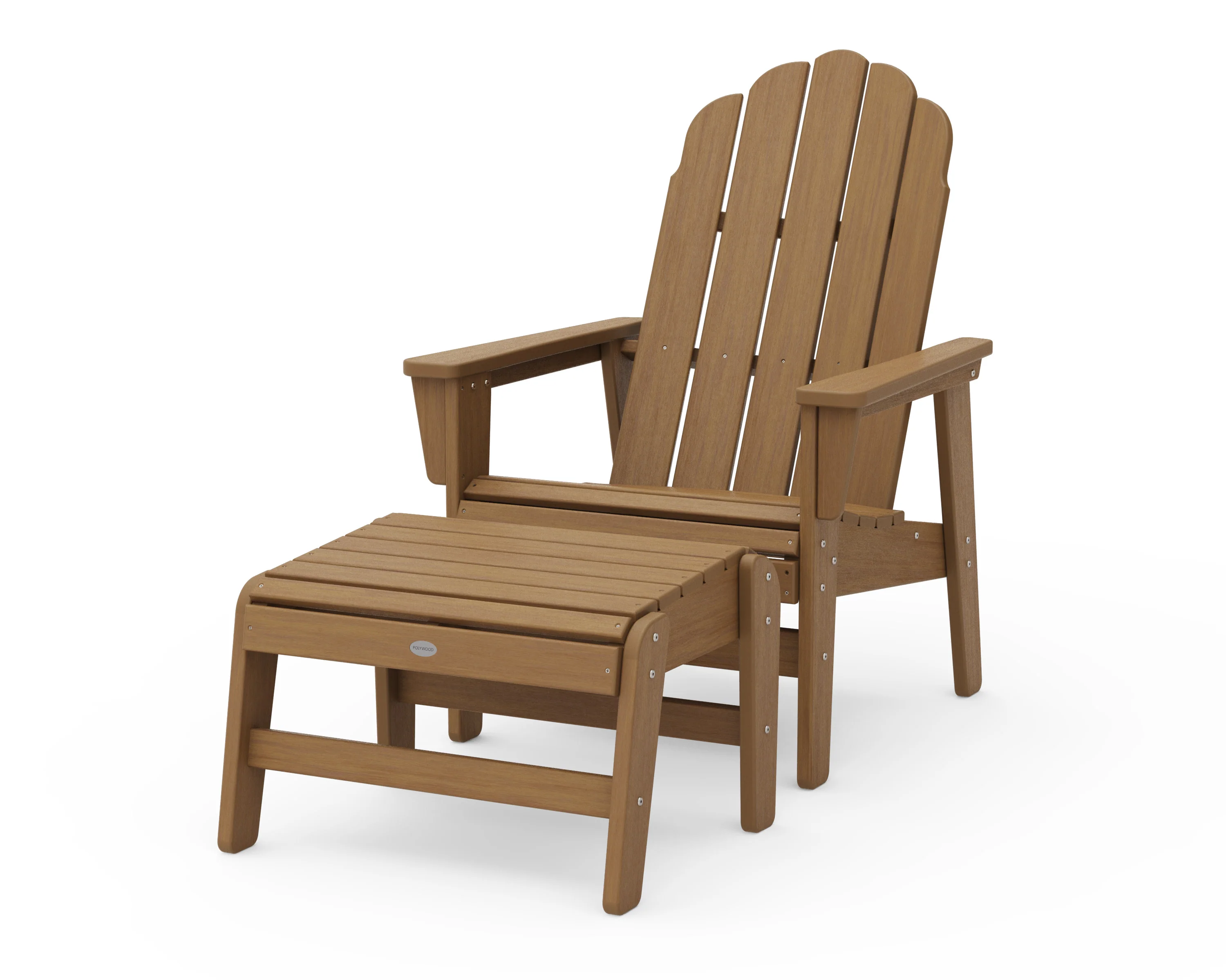 Vineyard Grand Upright Adirondack Chair with Ottoman - Image 19