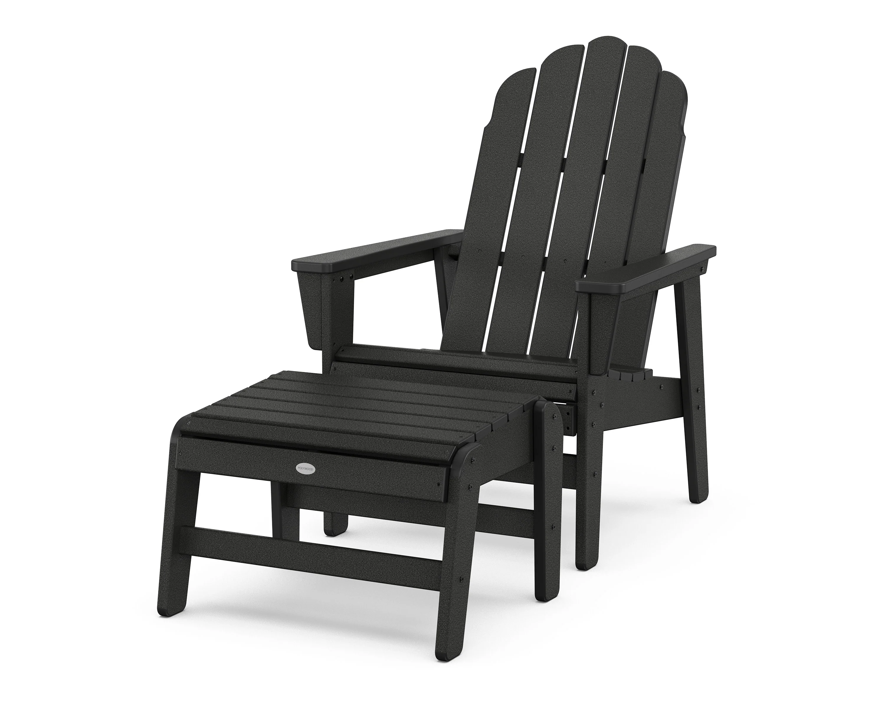 Vineyard Grand Upright Adirondack Chair with Ottoman - Image 3