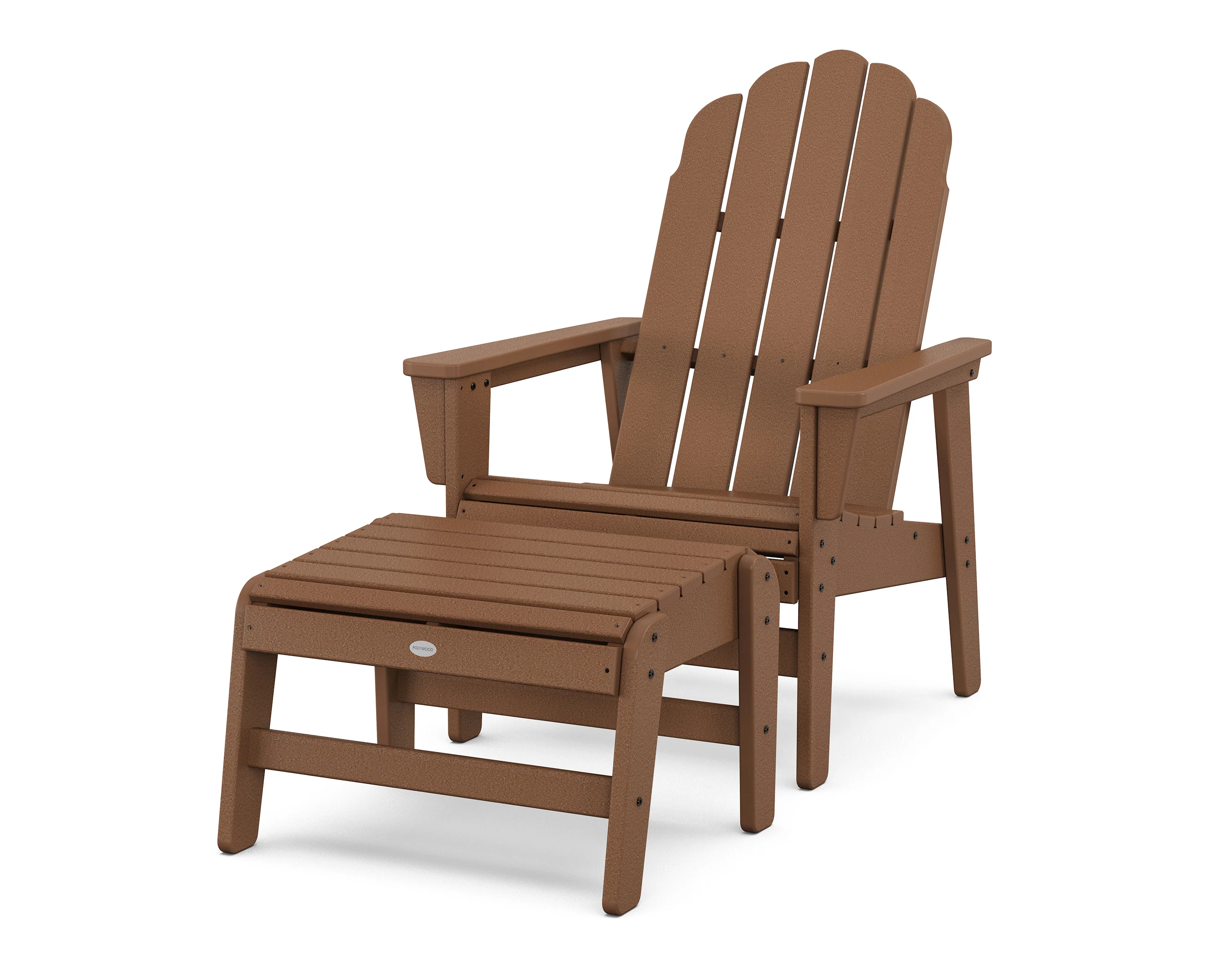 Vineyard Grand Upright Adirondack Chair with Ottoman - Image 9