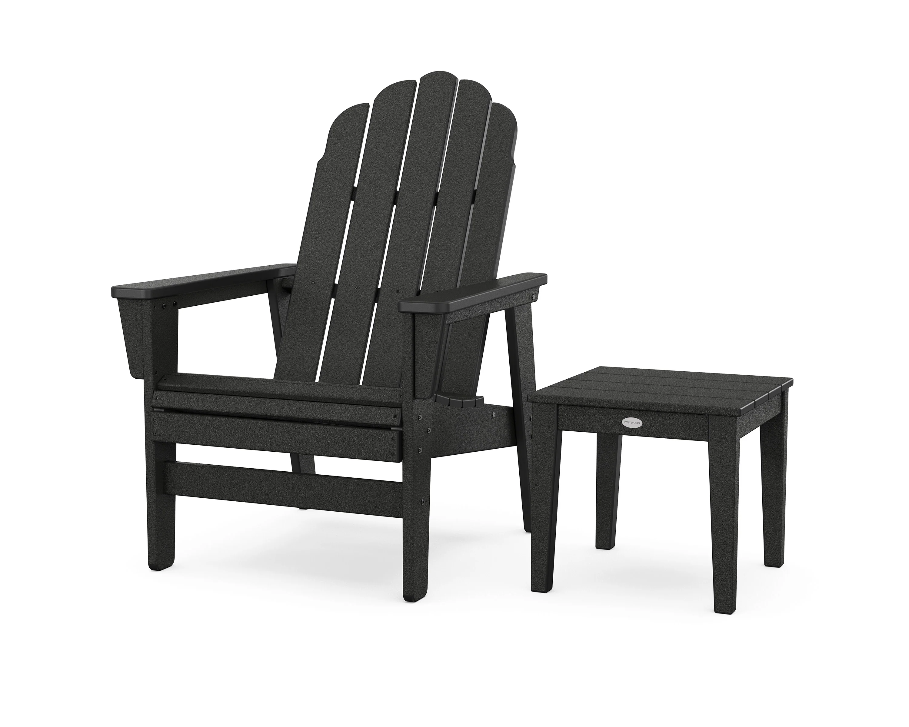 Vineyard Grand Upright Adirondack Chair with Side Table - Image 11