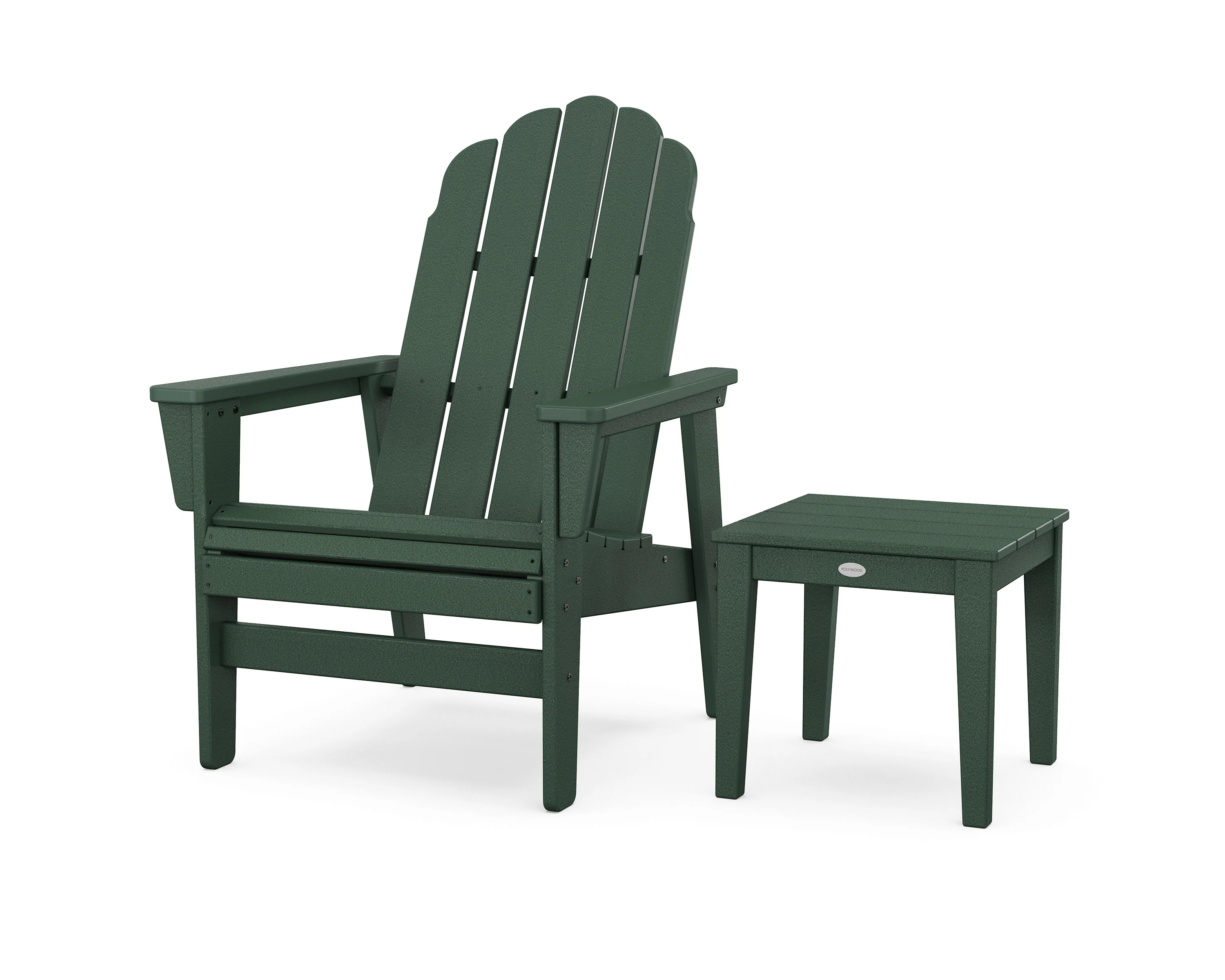 Vineyard Grand Upright Adirondack Chair with Side Table - Image 13