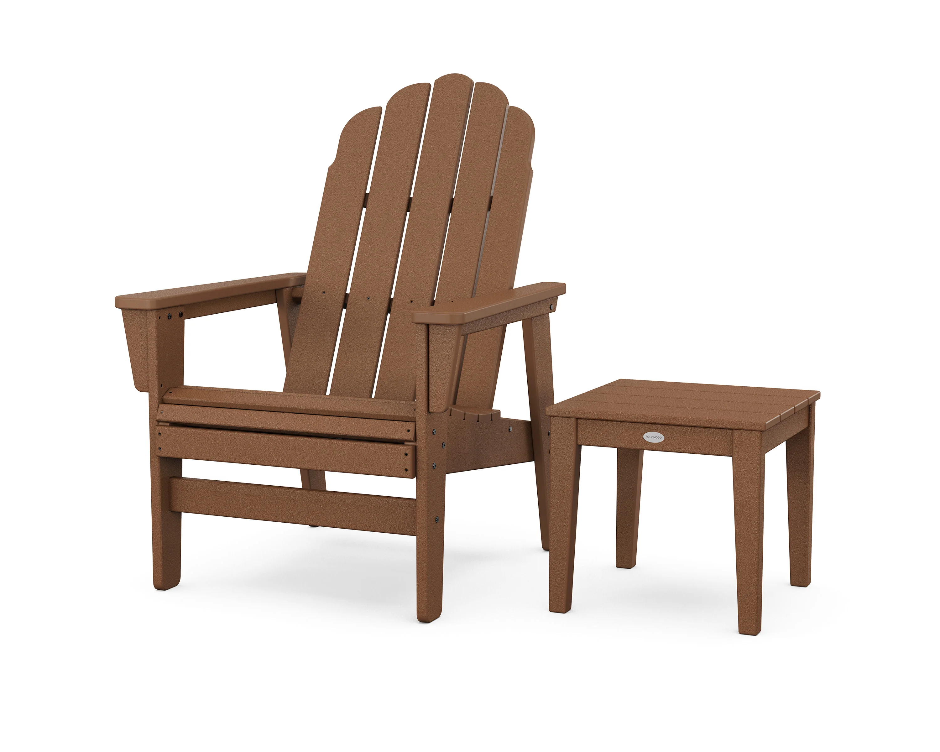 Vineyard Grand Upright Adirondack Chair with Side Table - Image 14