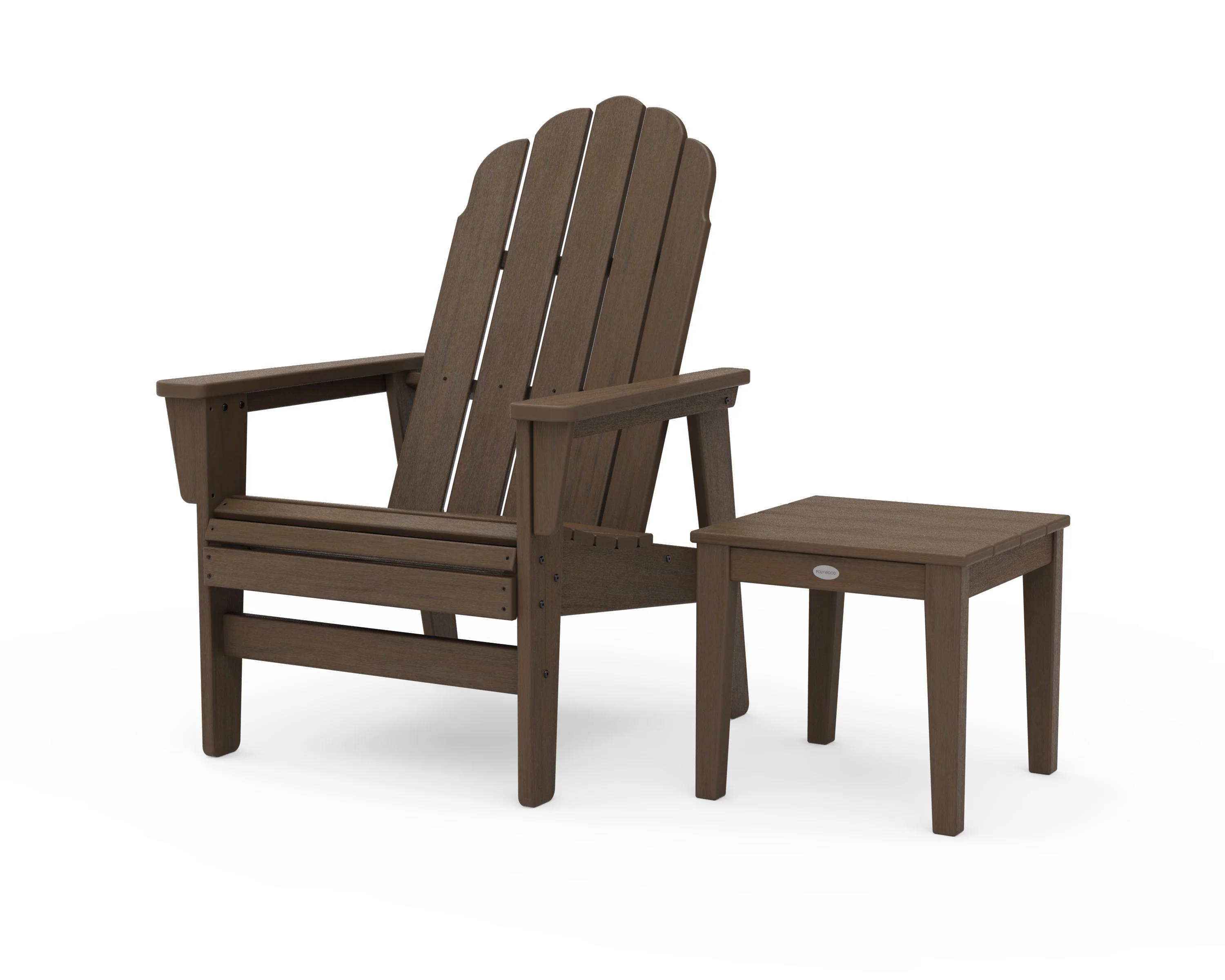 Vineyard Grand Upright Adirondack Chair with Side Table - Image 19