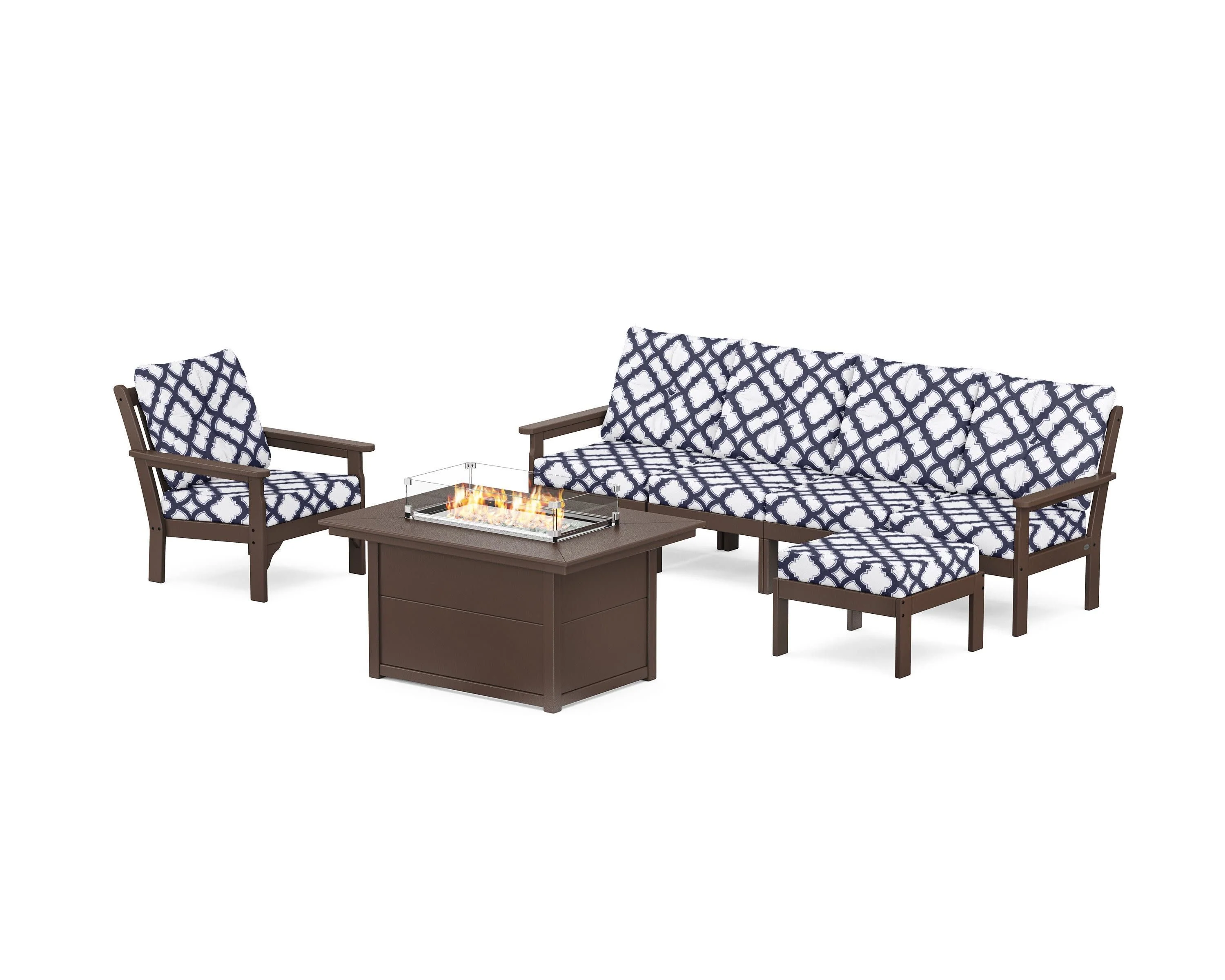 Vineyard Sectional Lounge and Fire Pit Set - Image 113