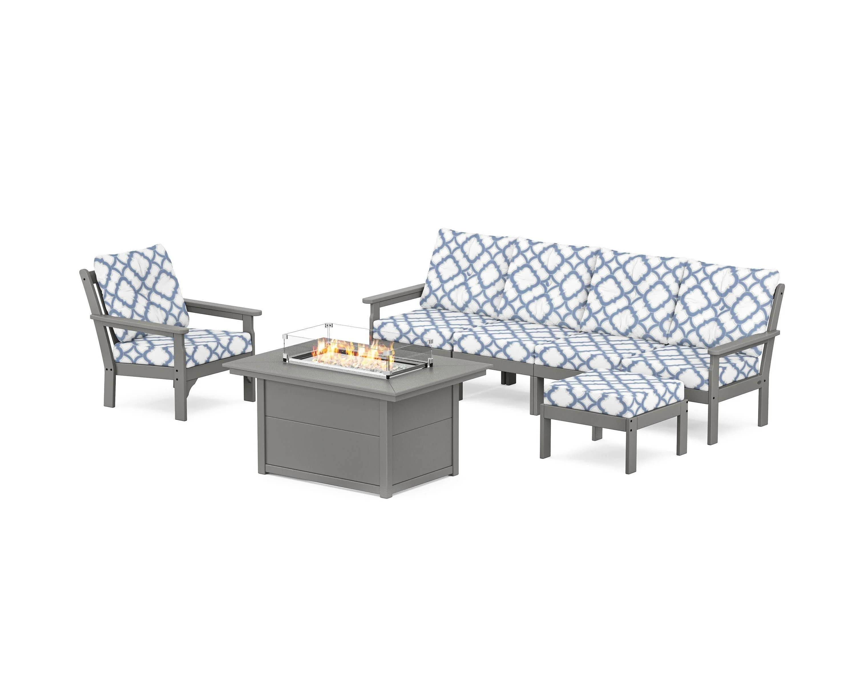 Vineyard Sectional Lounge and Fire Pit Set - Image 114
