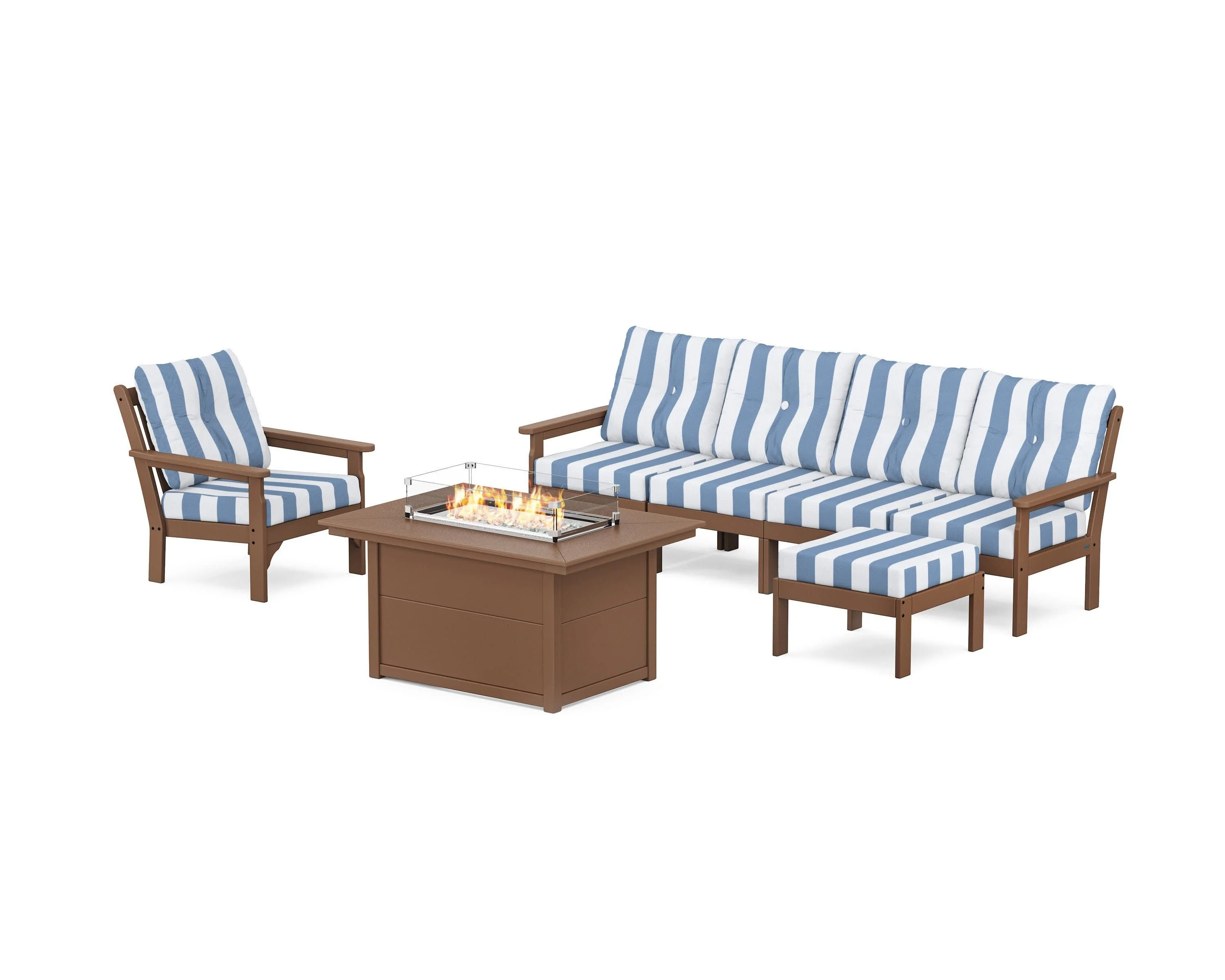 Vineyard Sectional Lounge and Fire Pit Set - Image 115