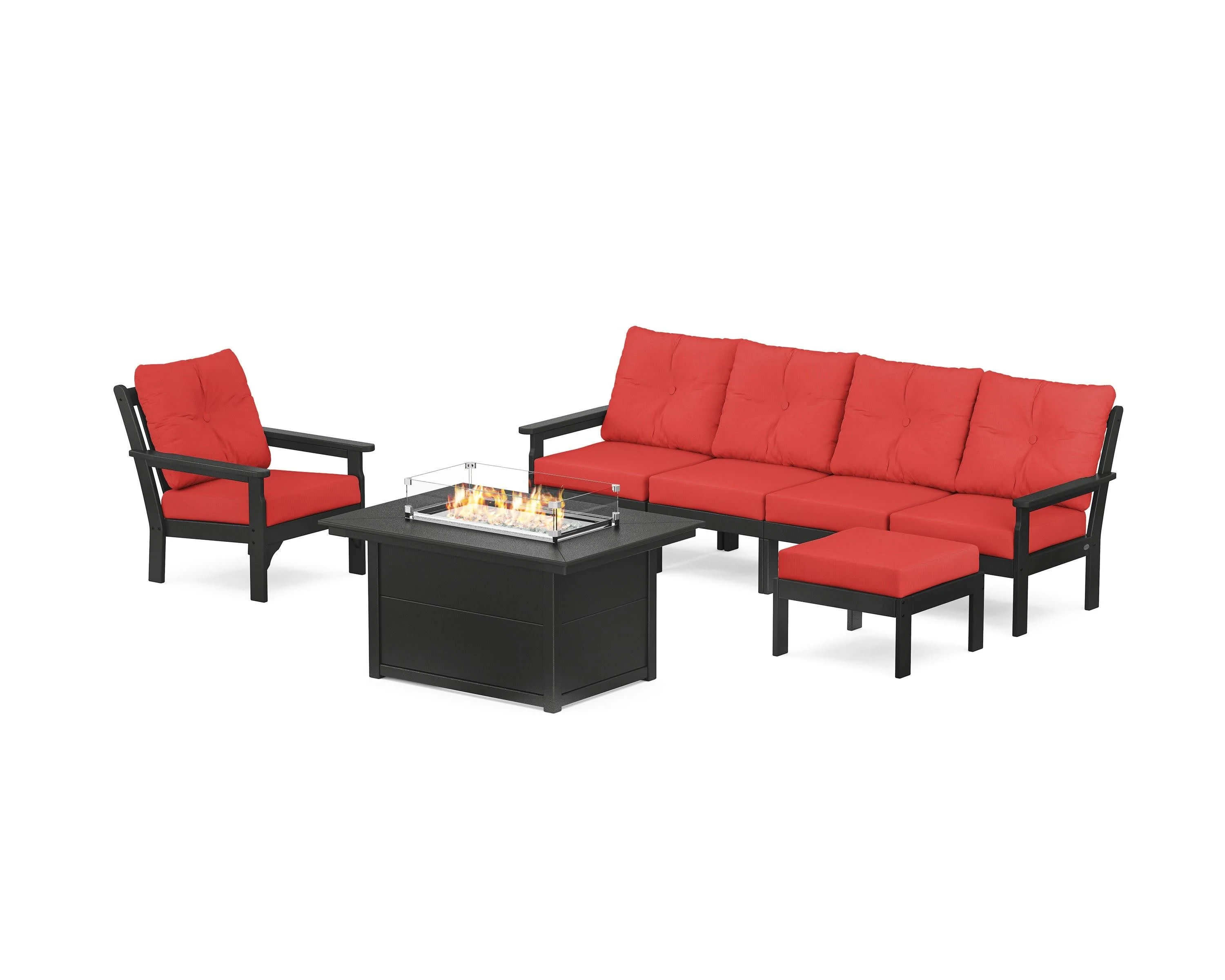 Vineyard Sectional Lounge and Fire Pit Set - Image 120
