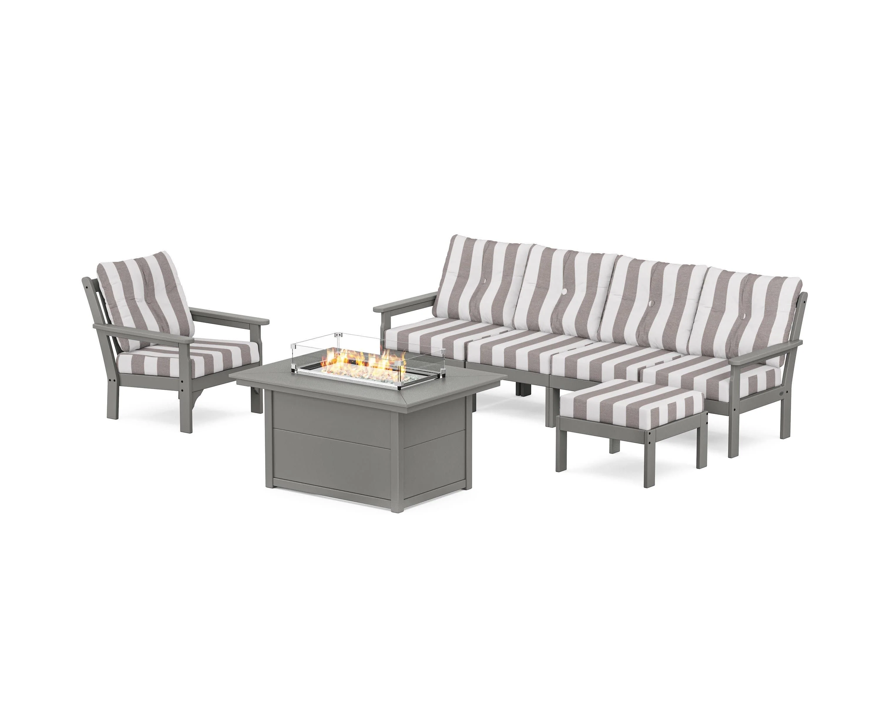 Vineyard Sectional Lounge and Fire Pit Set - Image 124
