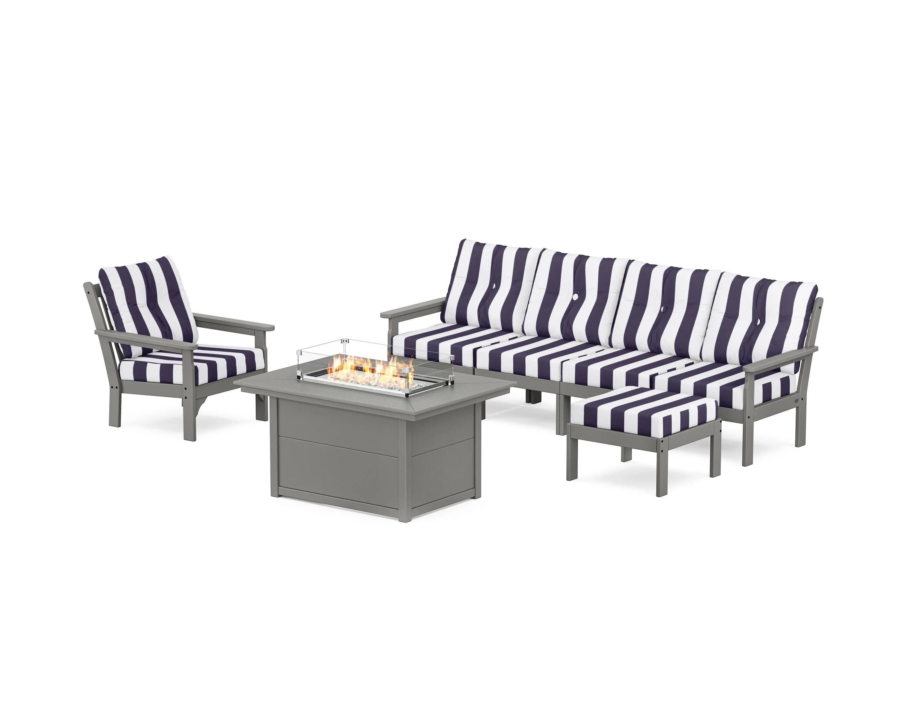 Vineyard Sectional Lounge and Fire Pit Set - Image 125
