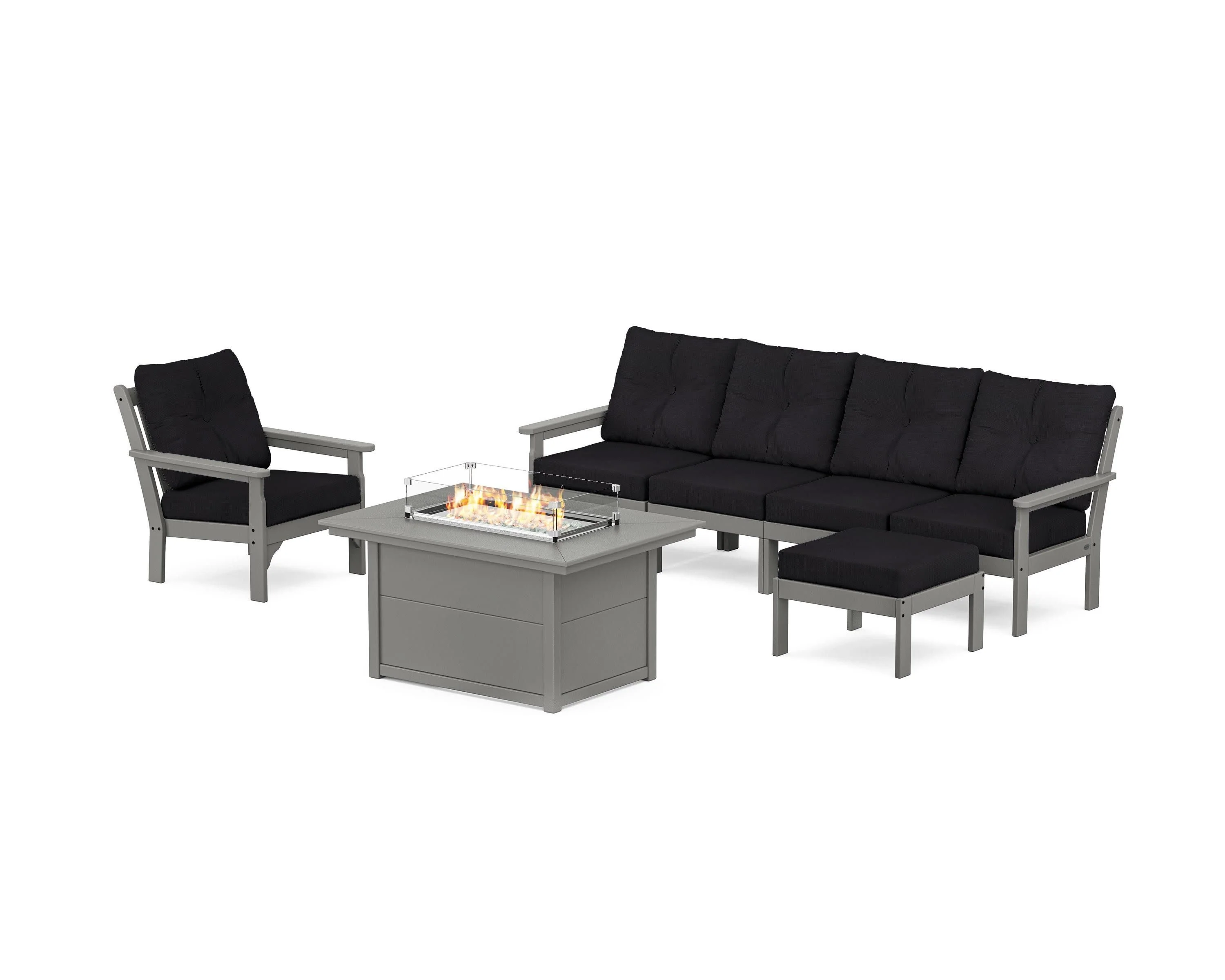 Vineyard Sectional Lounge and Fire Pit Set - Image 127
