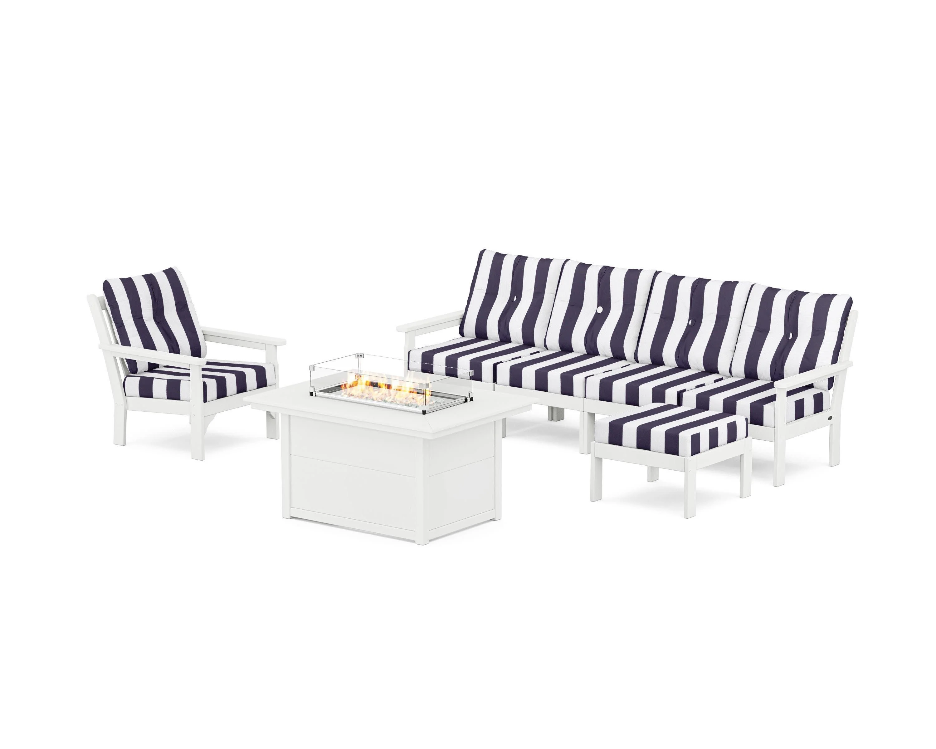 Vineyard Sectional Lounge and Fire Pit Set - Image 133