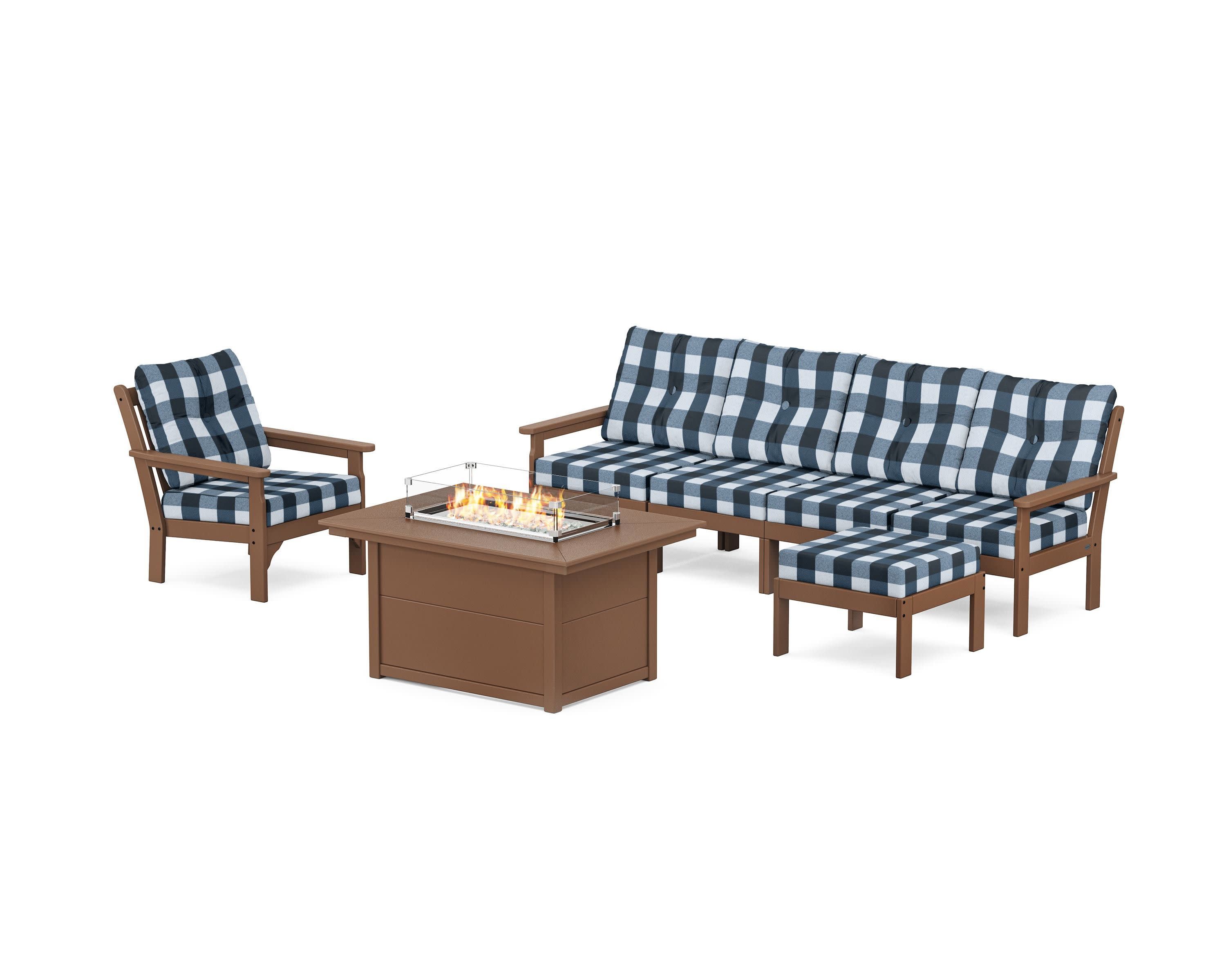 Vineyard Sectional Lounge and Fire Pit Set - Image 136