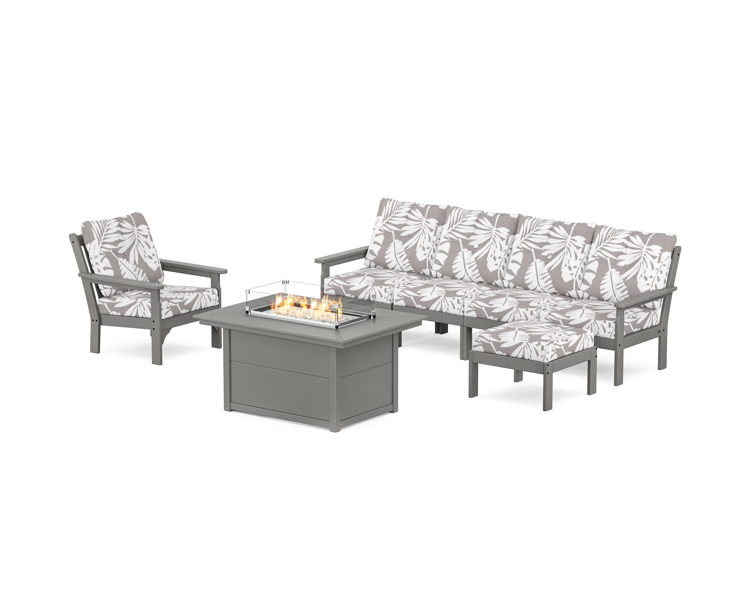 Vineyard Sectional Lounge and Fire Pit Set - Image 137
